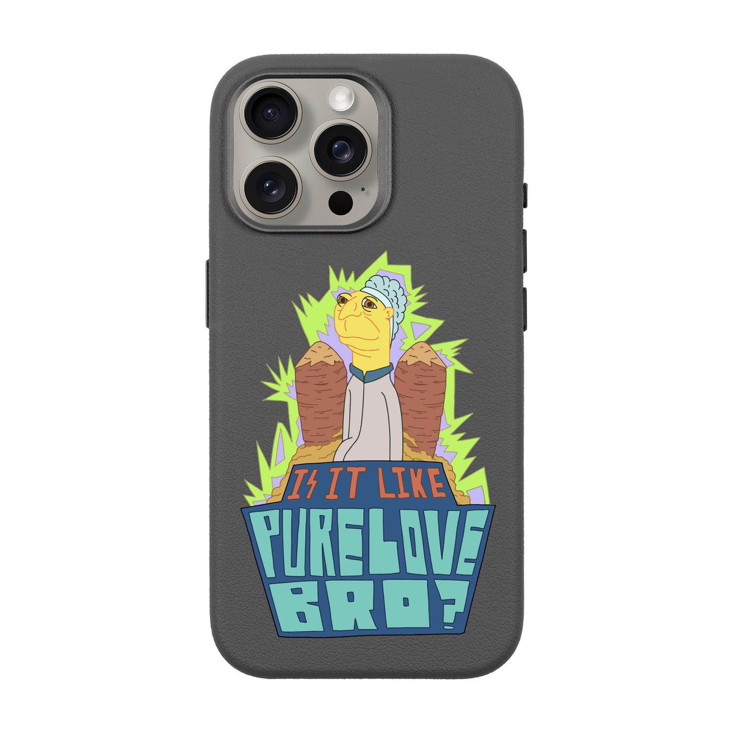 PURE LOVE-iPhone 15 Pro Max Leather Premium Kılıf MagSafe Özellikli
