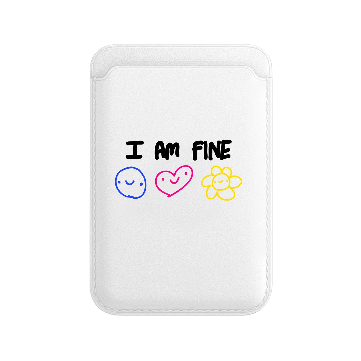 I AM FINE-Leather Kartlık