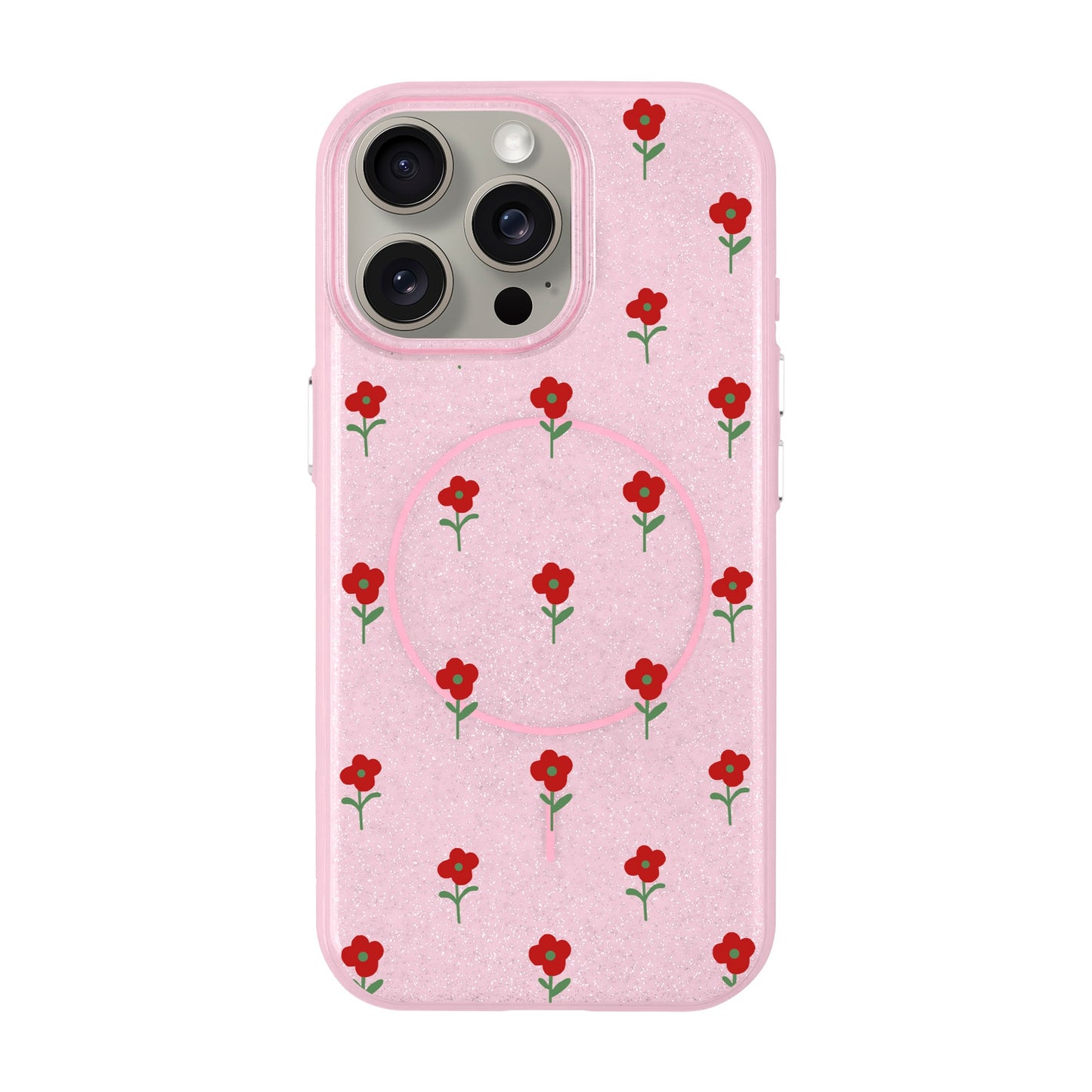 FLOWER POWER-iPhone 15 Pro Max Radiant Kılıf MagSafe Özellikli