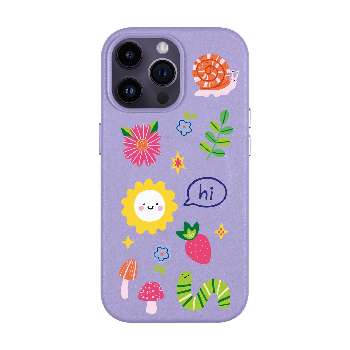HELLO NATURE-iPhone 14 Pro Max Leather Kılıf MagSafe Özellikli