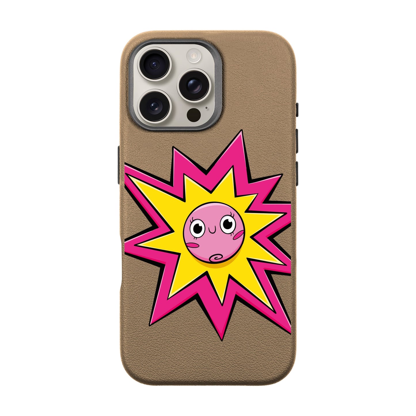 POP PRINCESSES-iPhone 16 Pro Max Leather Premium Kılıf MagSafe Özellikli