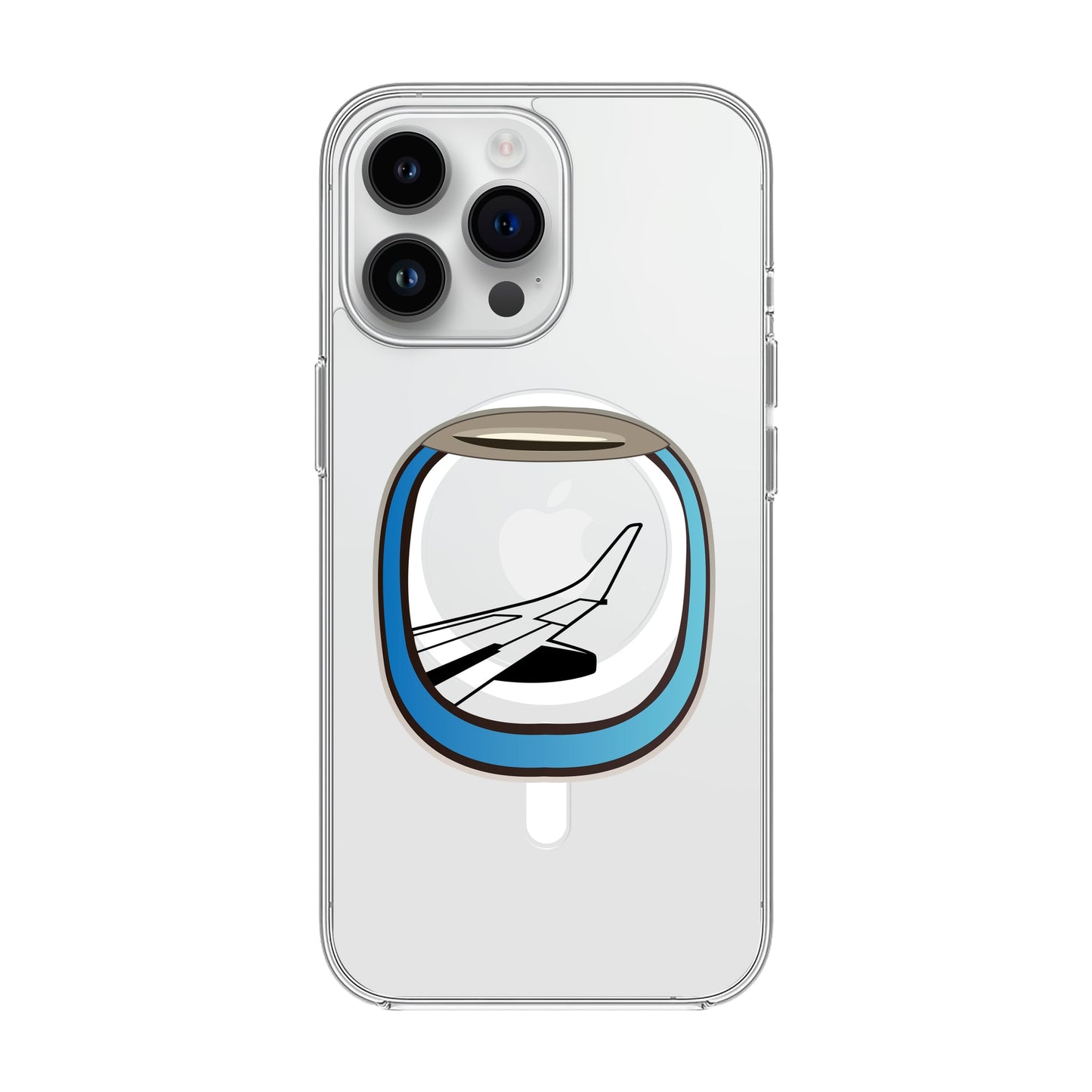 AIRCRAFT WINDOW-iPhone 14 Pro Max Solid Kılıf MagSafe Özellikli