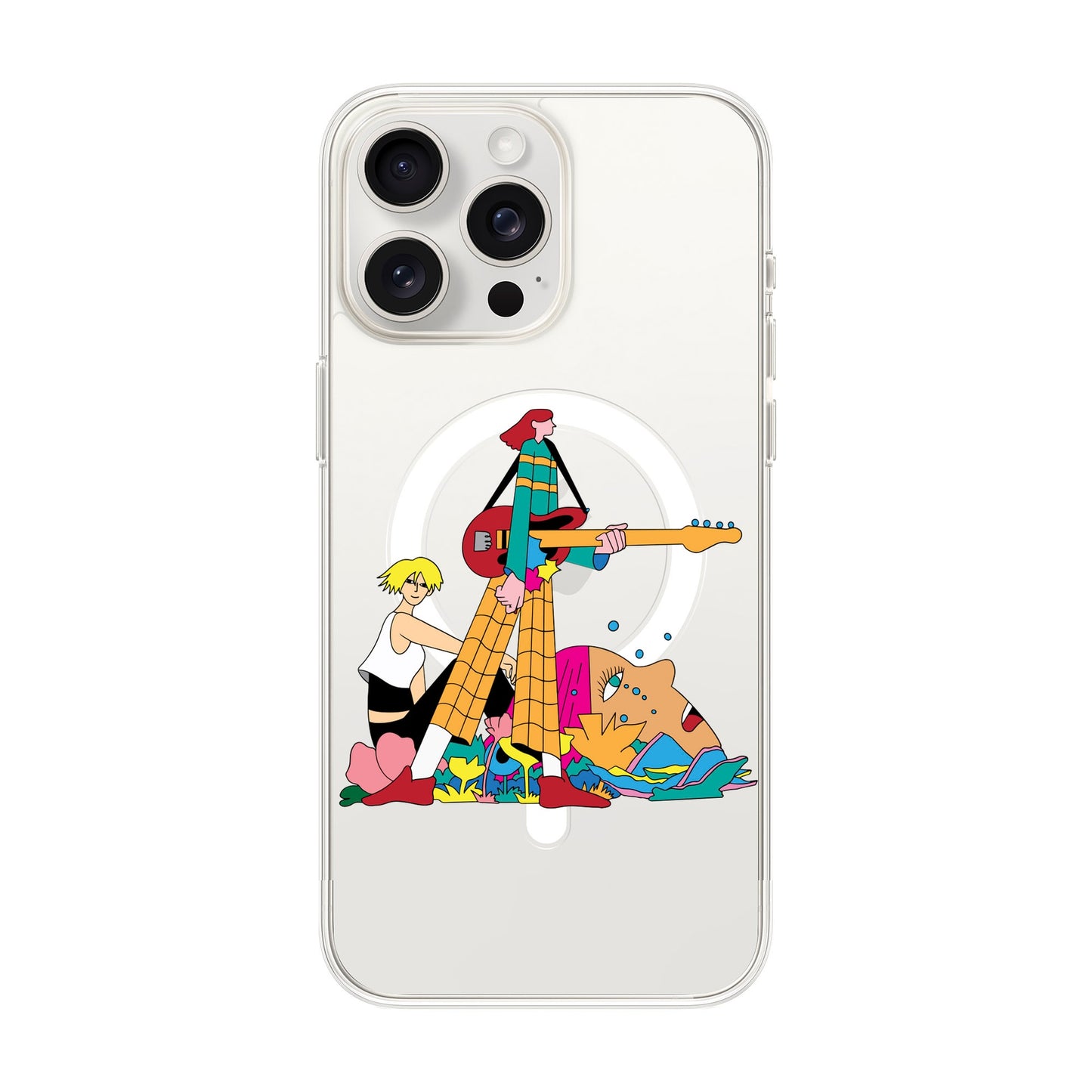 HER BAND-iPhone 15 Pro Max Solid Kılıf MagSafe Özellikli