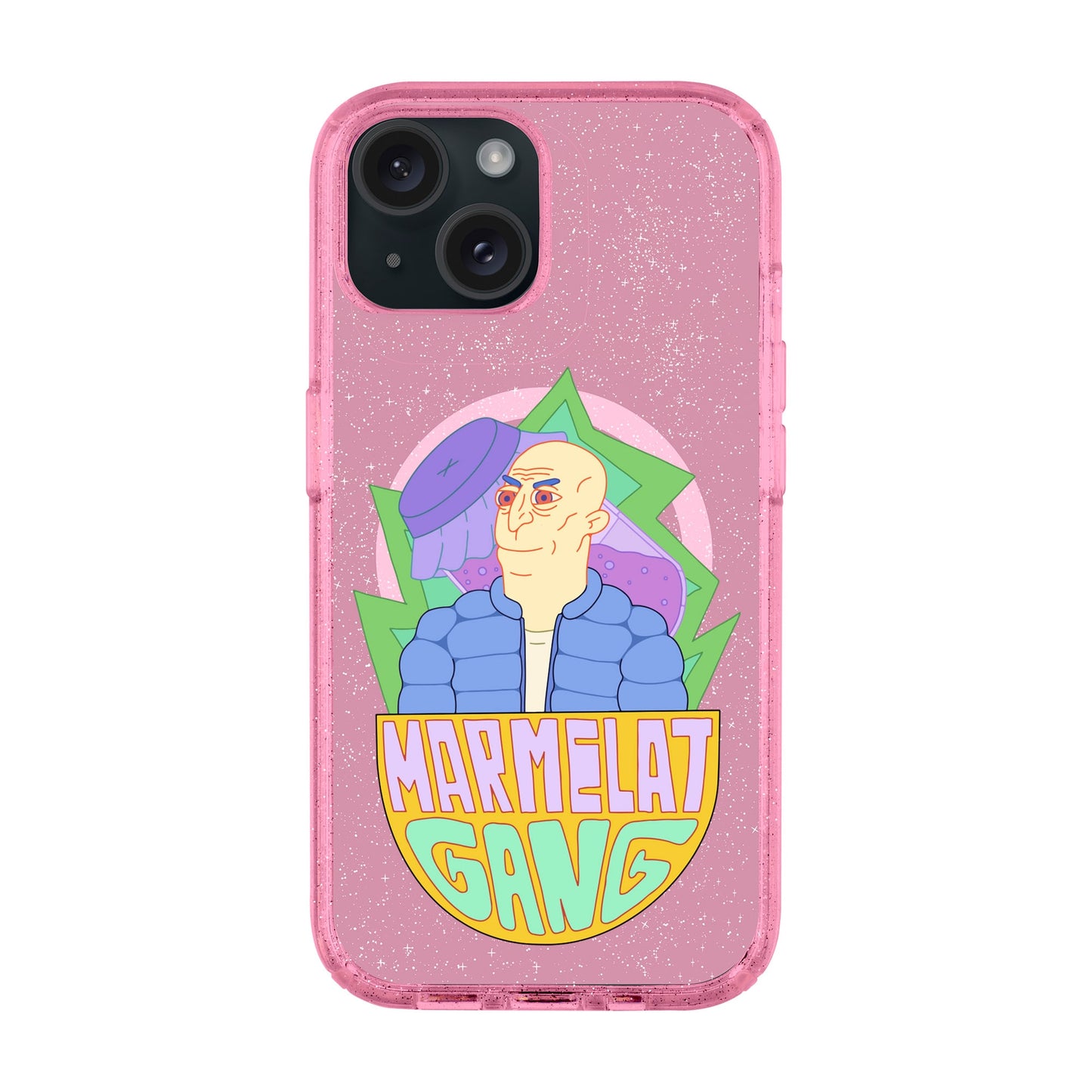MARMELAT GANG-iPhone 15 Plus Shiny Kılıf MagSafe Özellikli