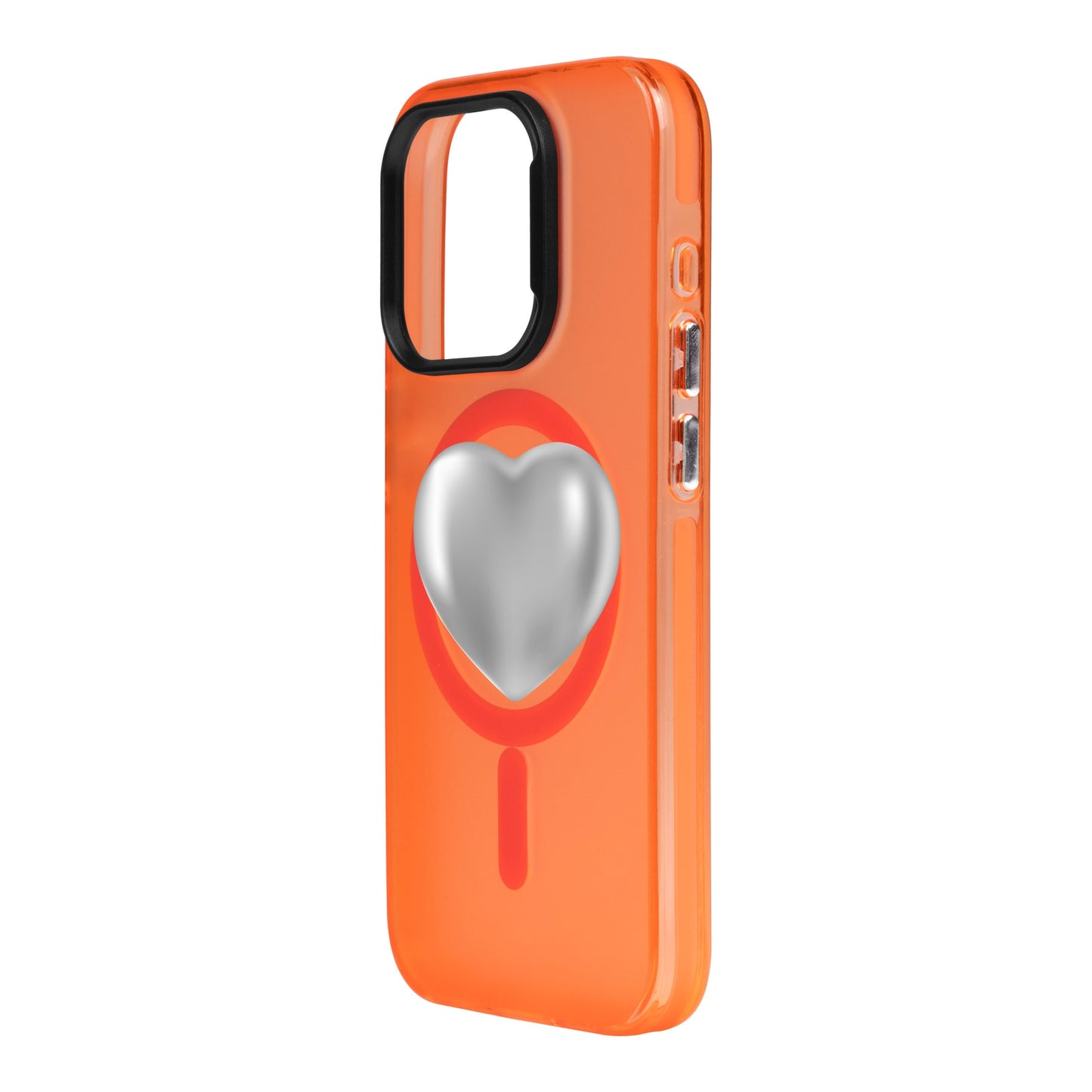 SILVER HEART-iPhone 15 Pro Max Hold Kılıf MagSafe Özellikli
