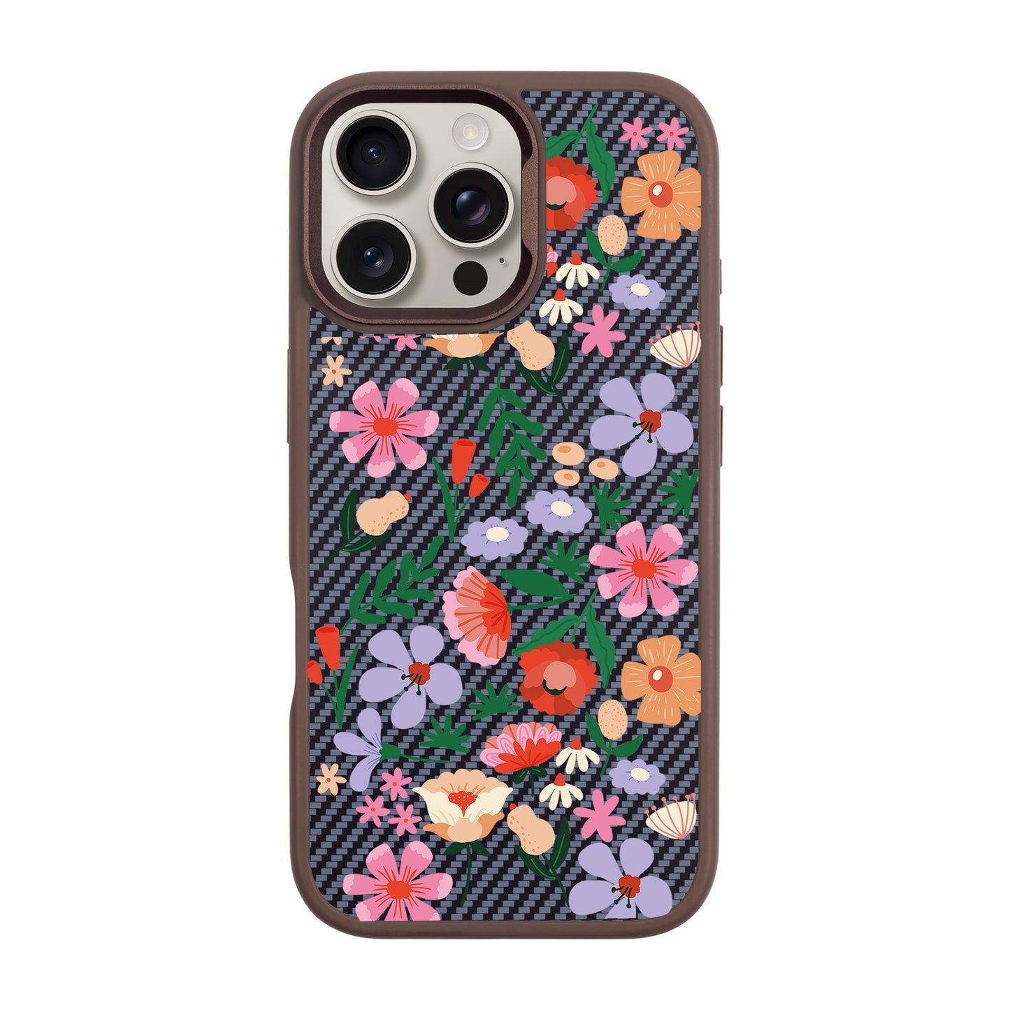 GRACIOUS-iPhone 16 Pro Max Plaid Kılıf MagSafe Özellikli