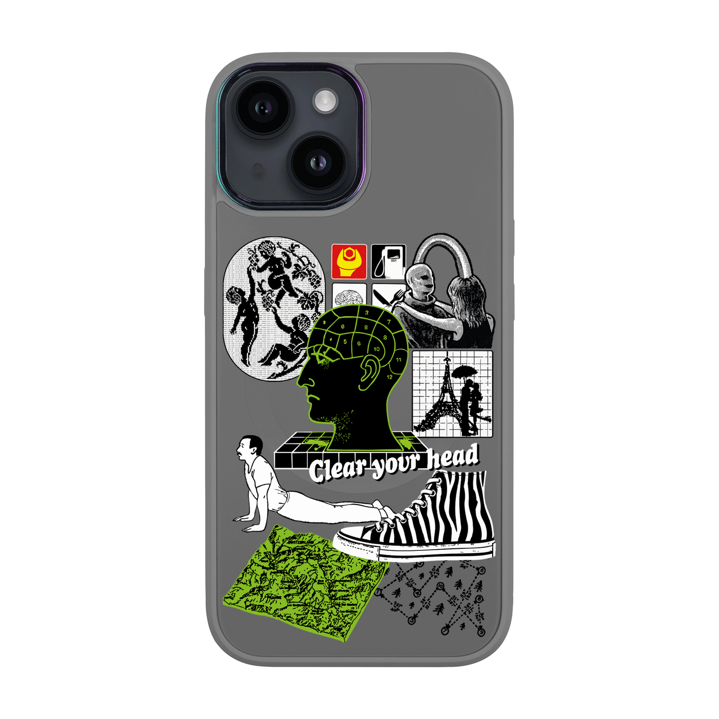 CLEAR YOUR HEAD-iPhone 13 Vigor Kılıf MagSafe Özellikli
