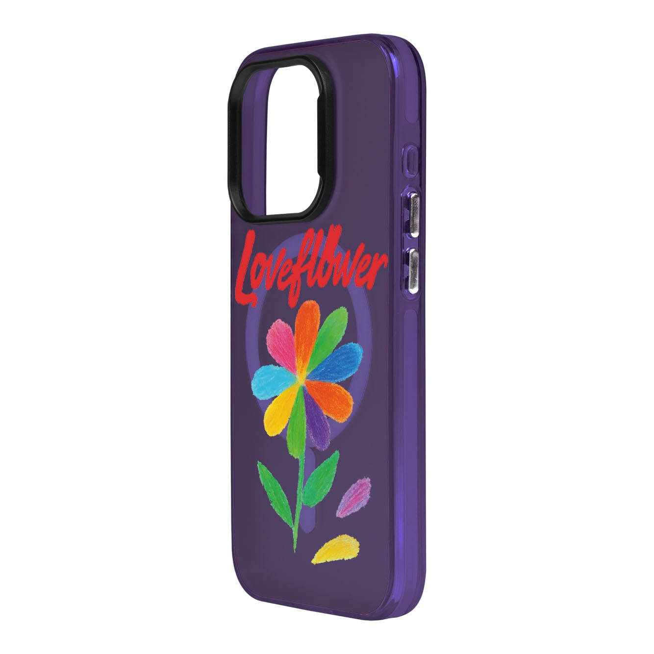 LOVE FLOWER-iPhone 14 Plus Hold Kılıf MagSafe Özellikli