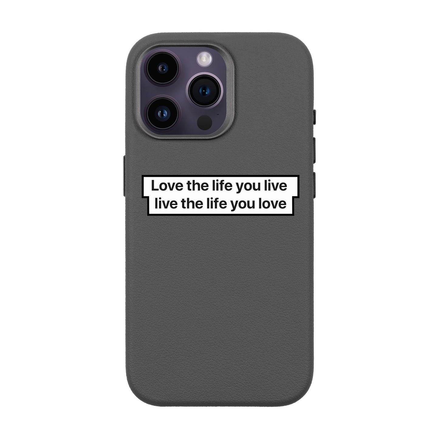 LOVE THE LIFE-iPhone 14 Pro Max Leather Premium Kılıf MagSafe Özellikli
