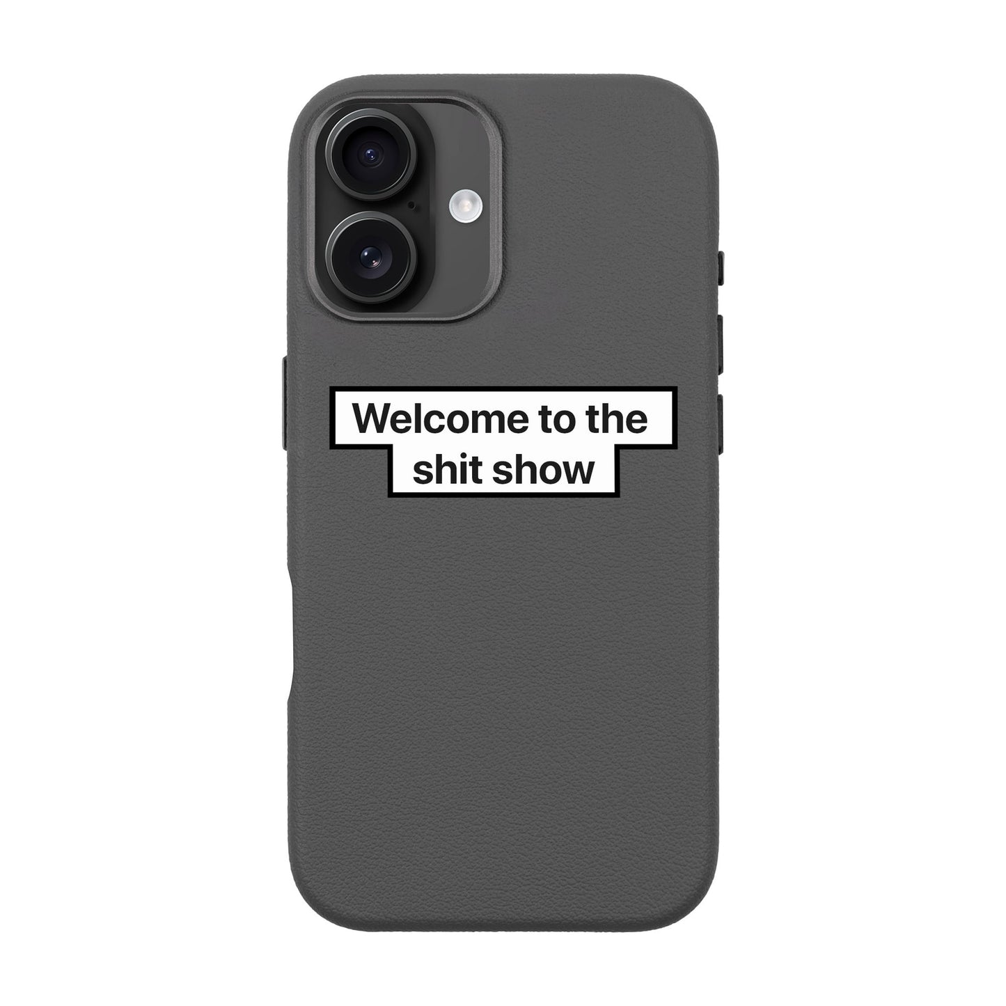 WELCOME-iPhone 16 Leather Premium Kılıf MagSafe Özellikli