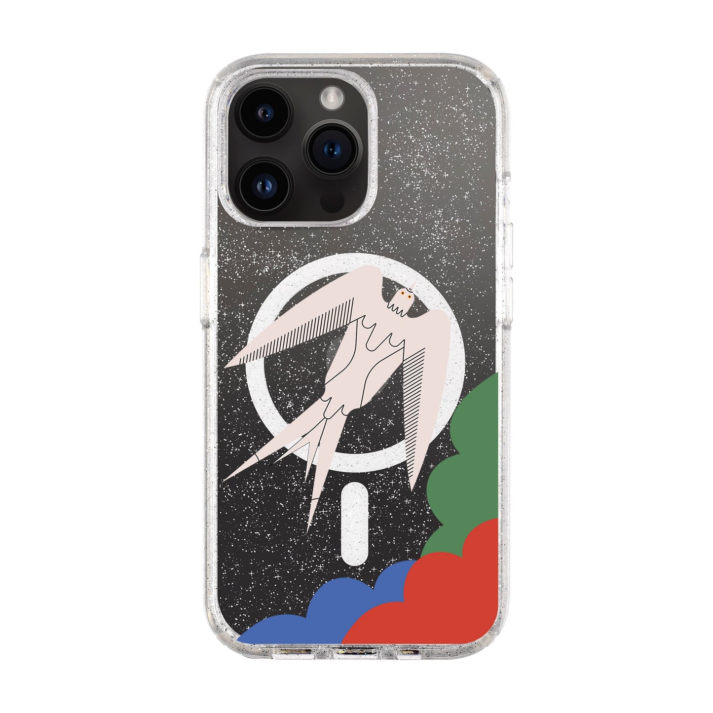 L’OISEAU LIBRE-iPhone 14 Pro Max Shiny Kılıf MagSafe Özellikli