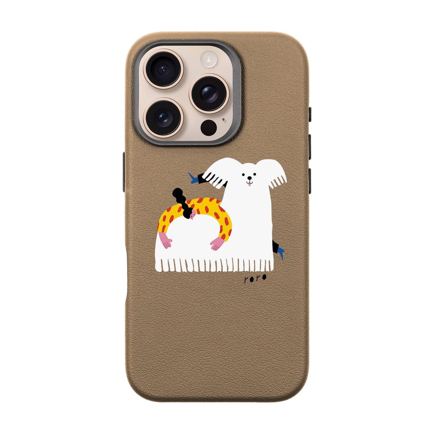 FANCY DOG-iPhone 16 Pro Leather Premium Kılıf MagSafe Özellikli