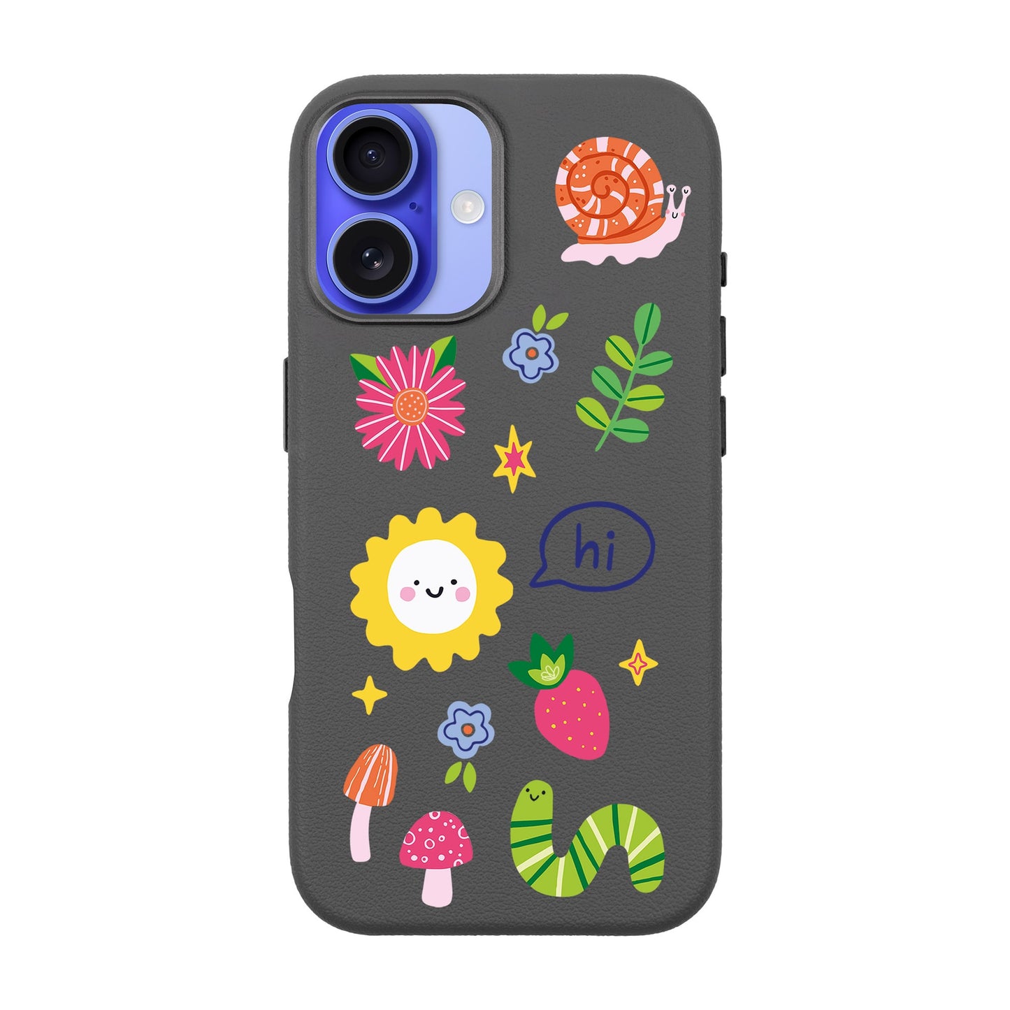 HELLO NATURE-iPhone 16 Leather Premium Kılıf MagSafe Özellikli