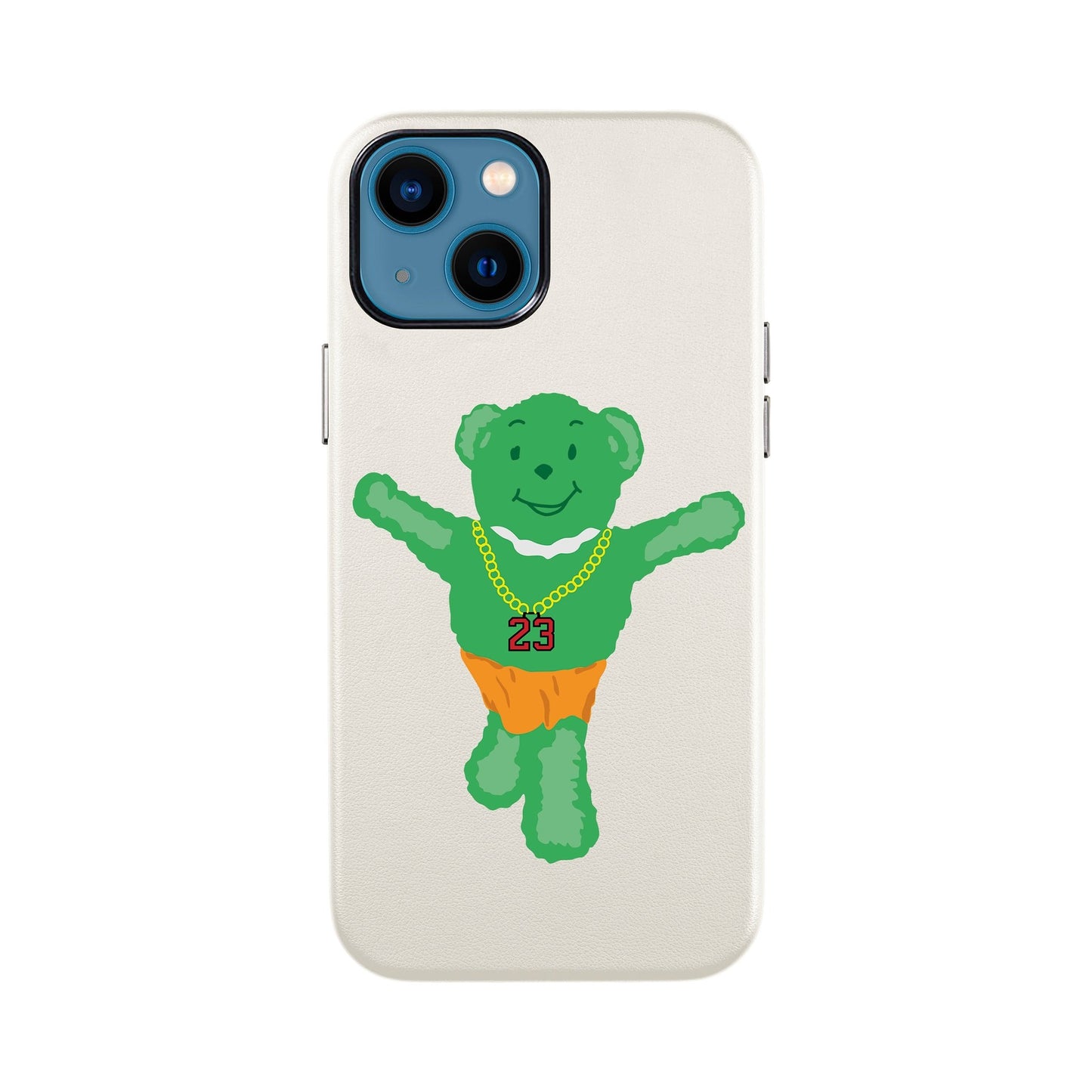 GREEN BEAR-iPhone 13 Mini Leather Kılıf