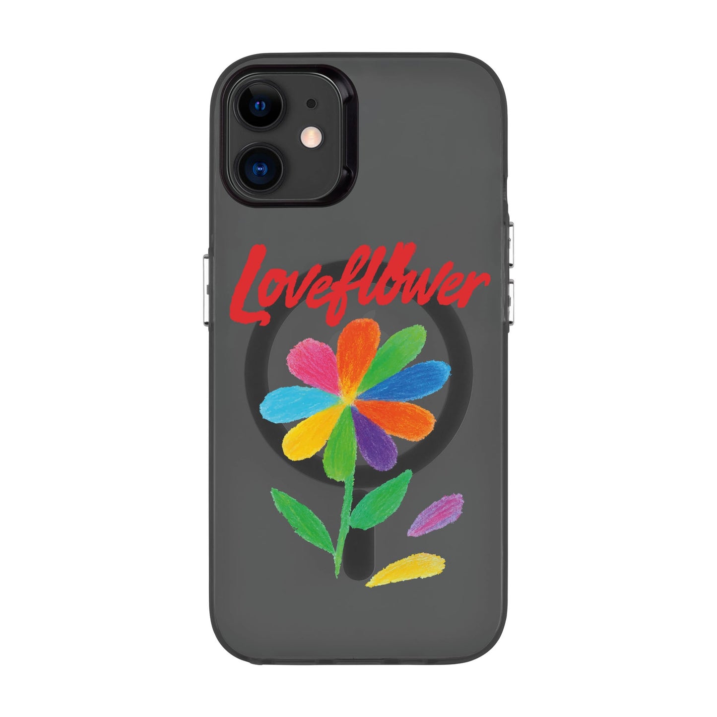 LOVE FLOWER-iPhone 11 Hold Kılıf MagSafe Özellikli