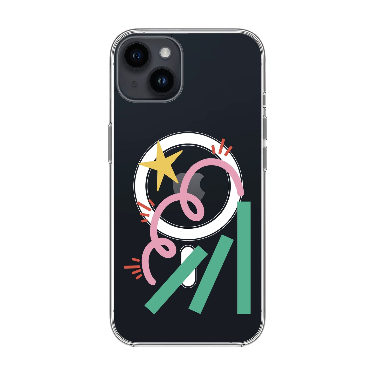 DOMINO-iPhone 14 Plus Solid Kılıf MagSafe Özellikli