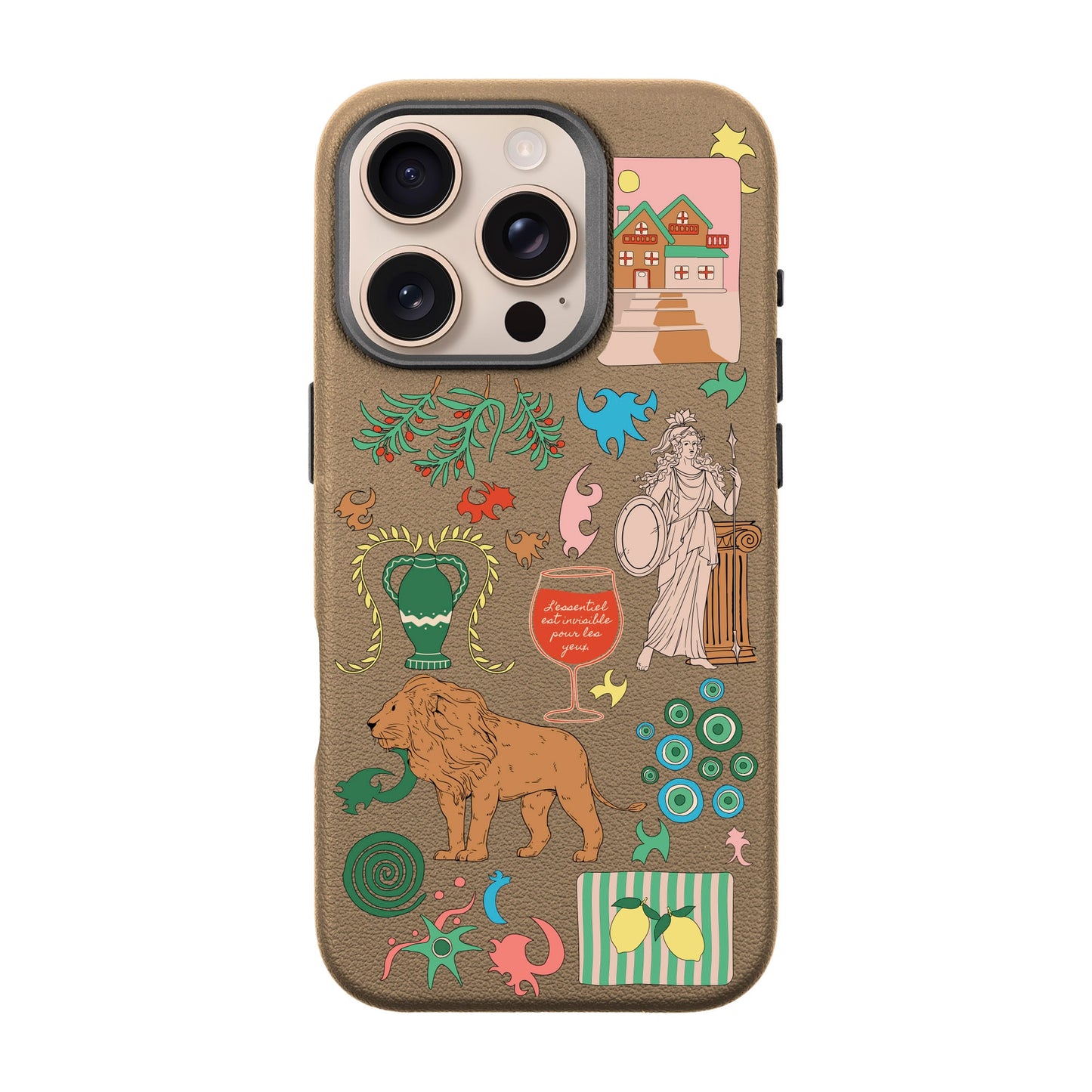 IODES SOUL TRAVELLER-iPhone 16 Pro Leather Premium Kılıf MagSafe Özellikli