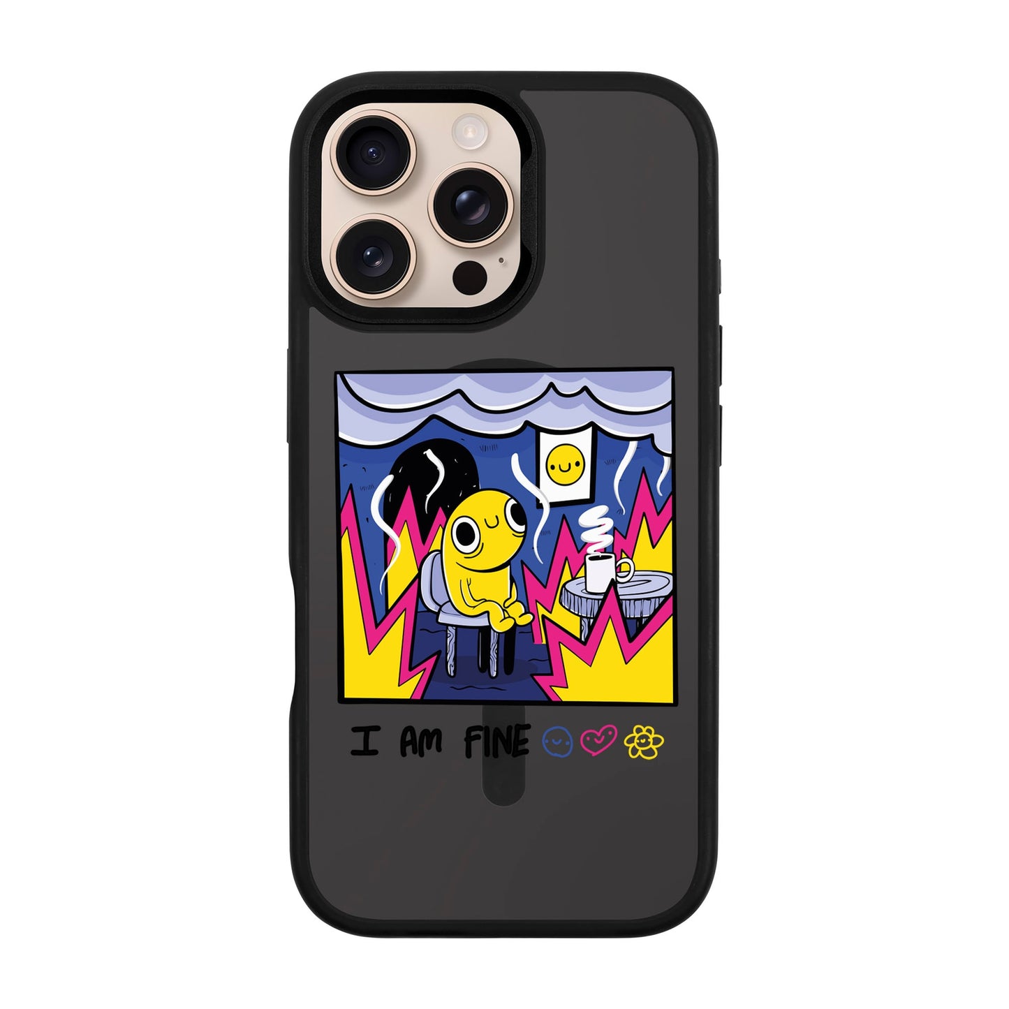 I AM FINE-iPhone 16 Pro Max Rise Kılıf MagSafe Özellikli