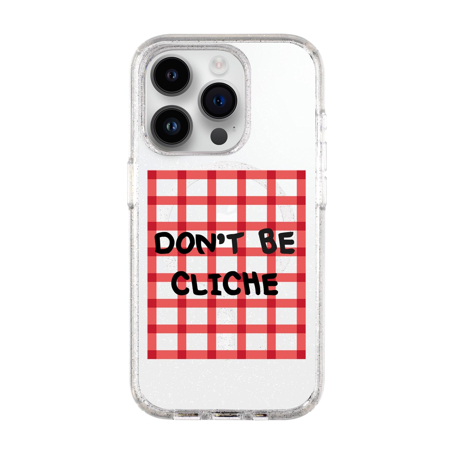 DON'T BE CLICHE-iPhone 14 Pro Shiny Kılıf MagSafe Özellikli