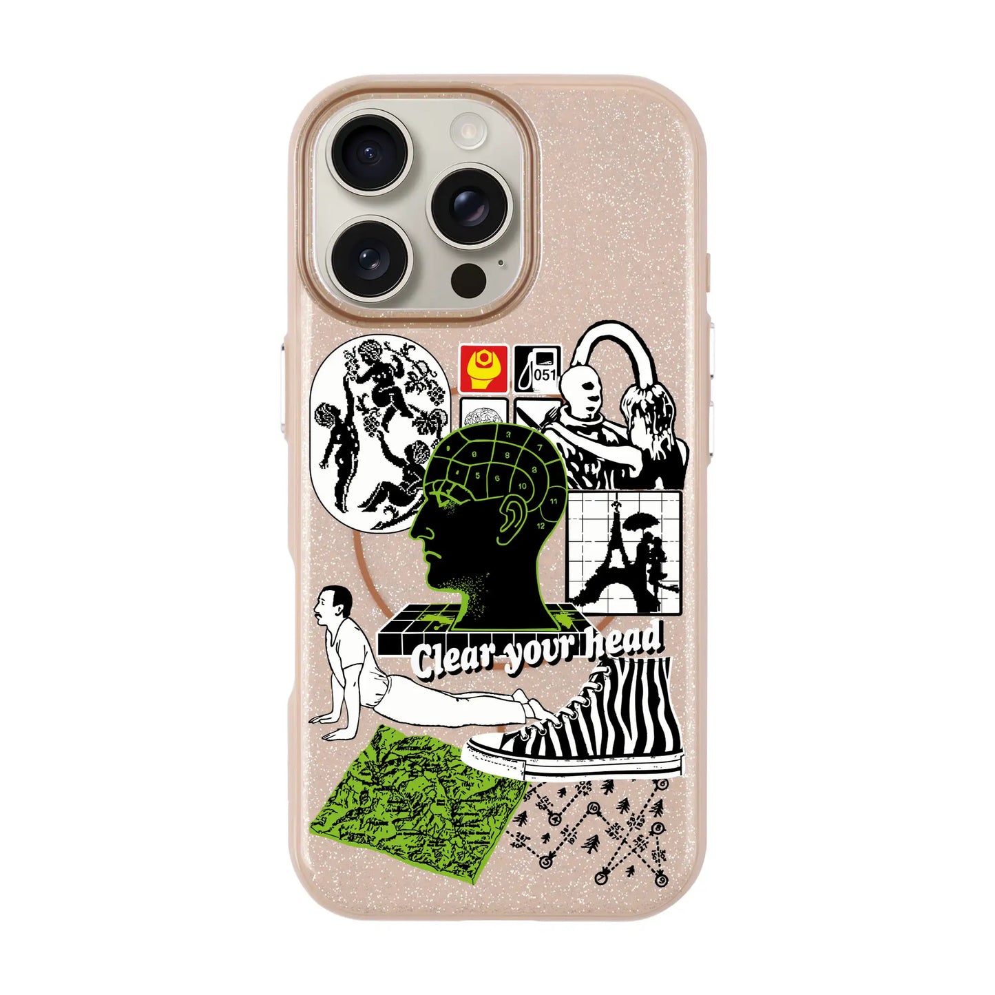 CLEAR YOUR HEAD-iPhone 16 Pro Max Radiant Kılıf MagSafe Özellikli
