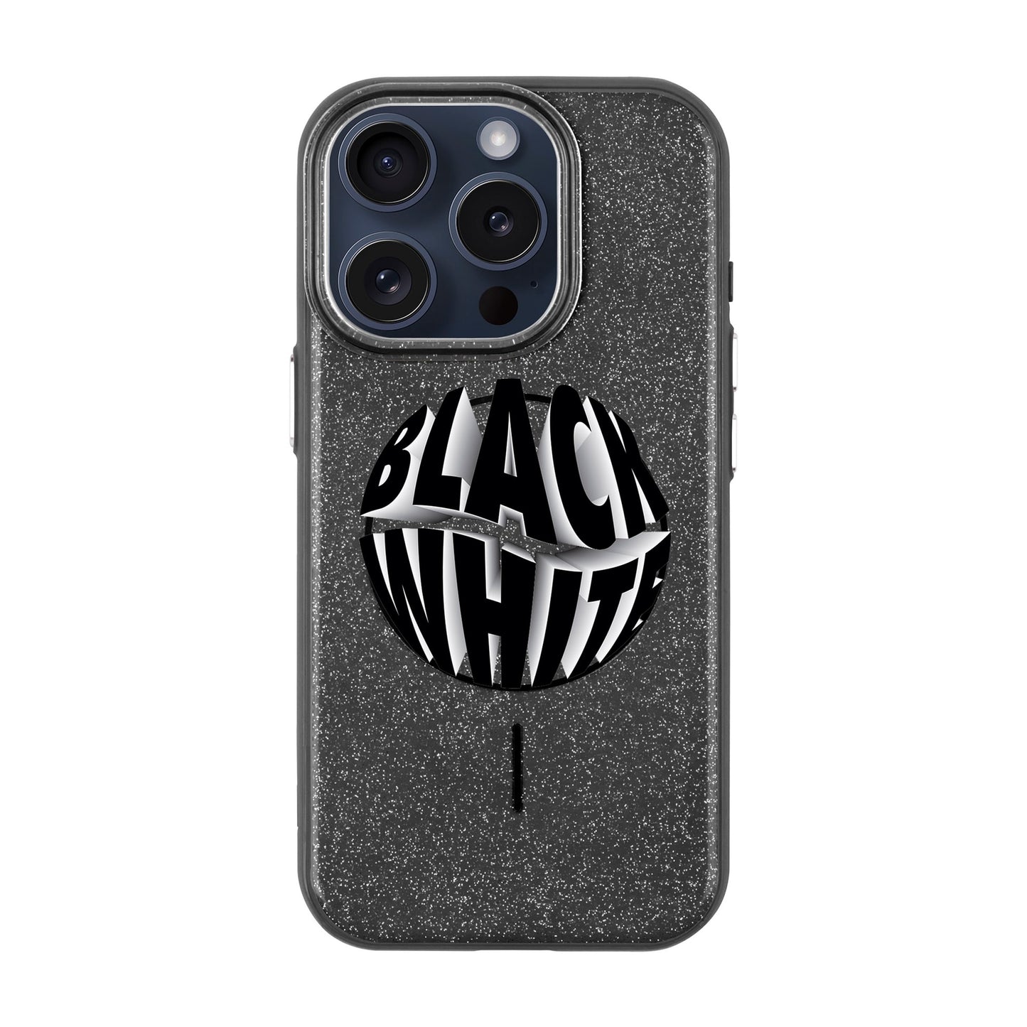 BLACK WHITE-iPhone 15 Pro Radiant Kılıf MagSafe Özellikli