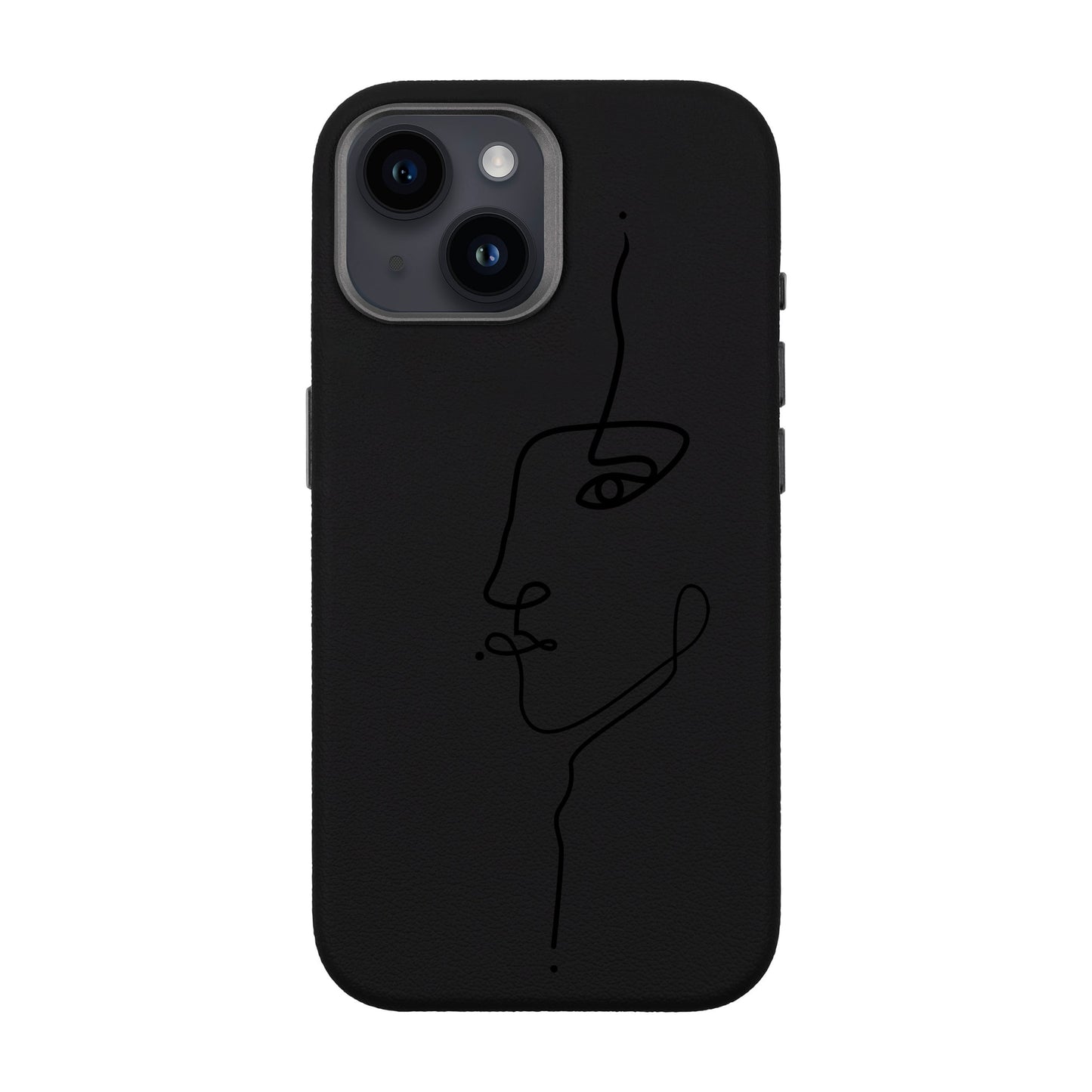 FACE-iPhone 14 Leather Premium Kılıf MagSafe Özellikli