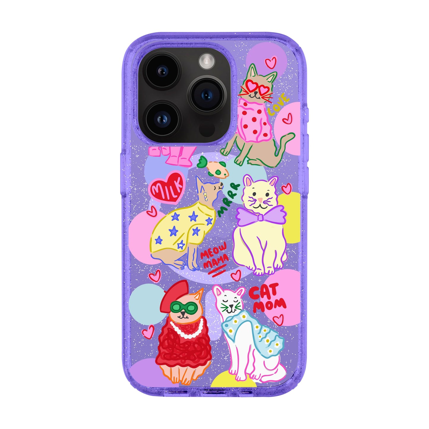 CAT MOM-iPhone 14 Pro Shiny Kılıf MagSafe Özellikli