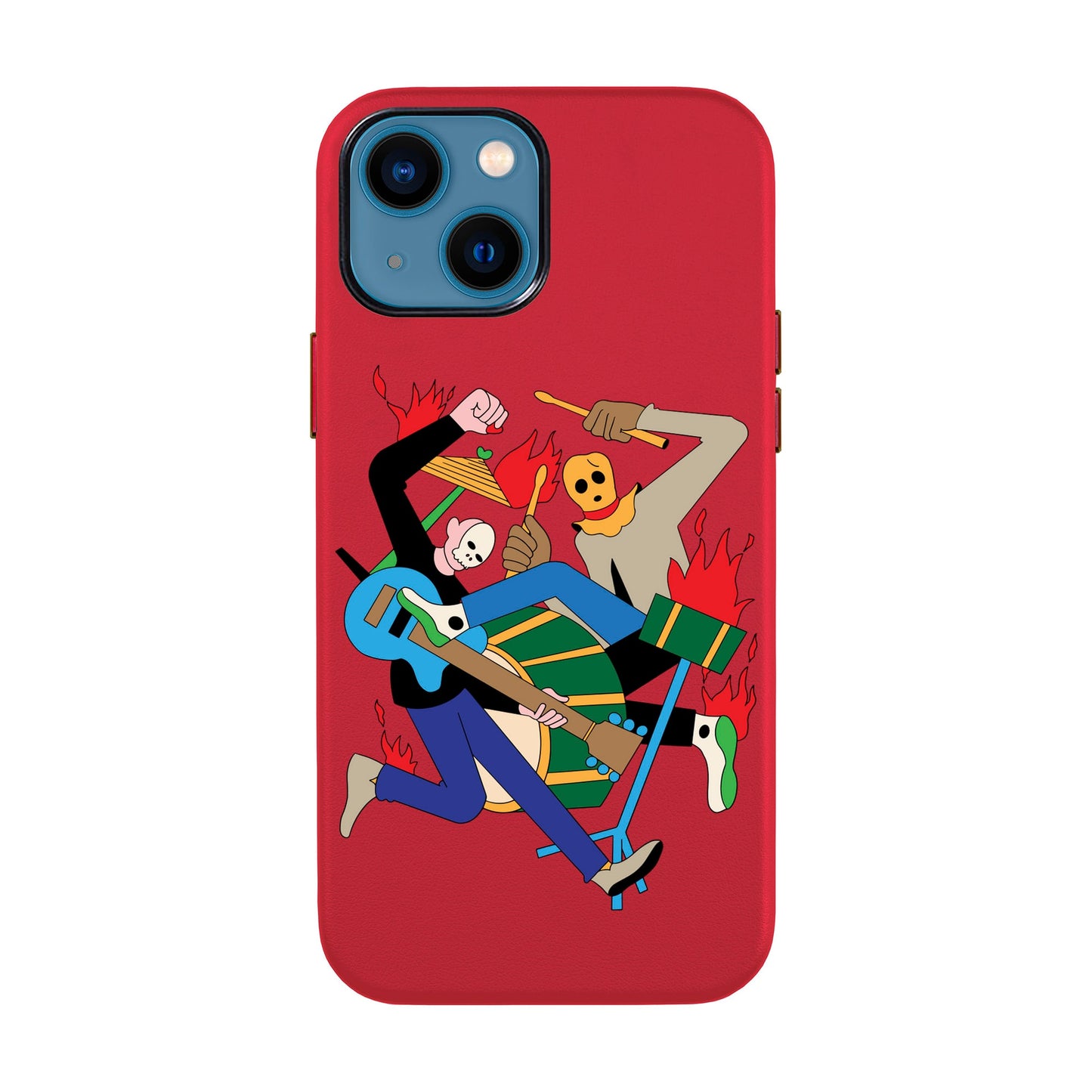 MONSTER MASH-iPhone 14 Leather Kılıf