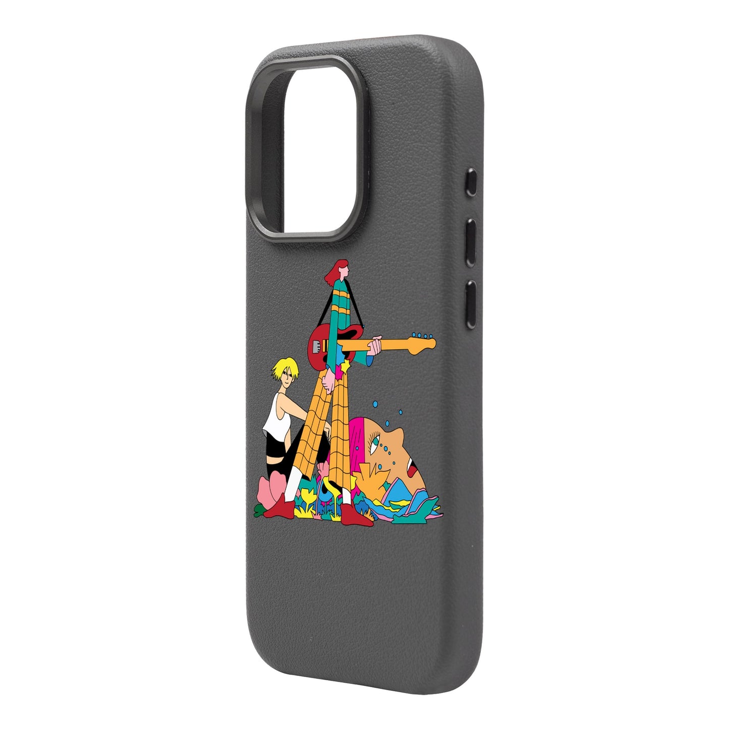HER BAND-iPhone 16 Pro Max Leather Premium Kılıf MagSafe Özellikli