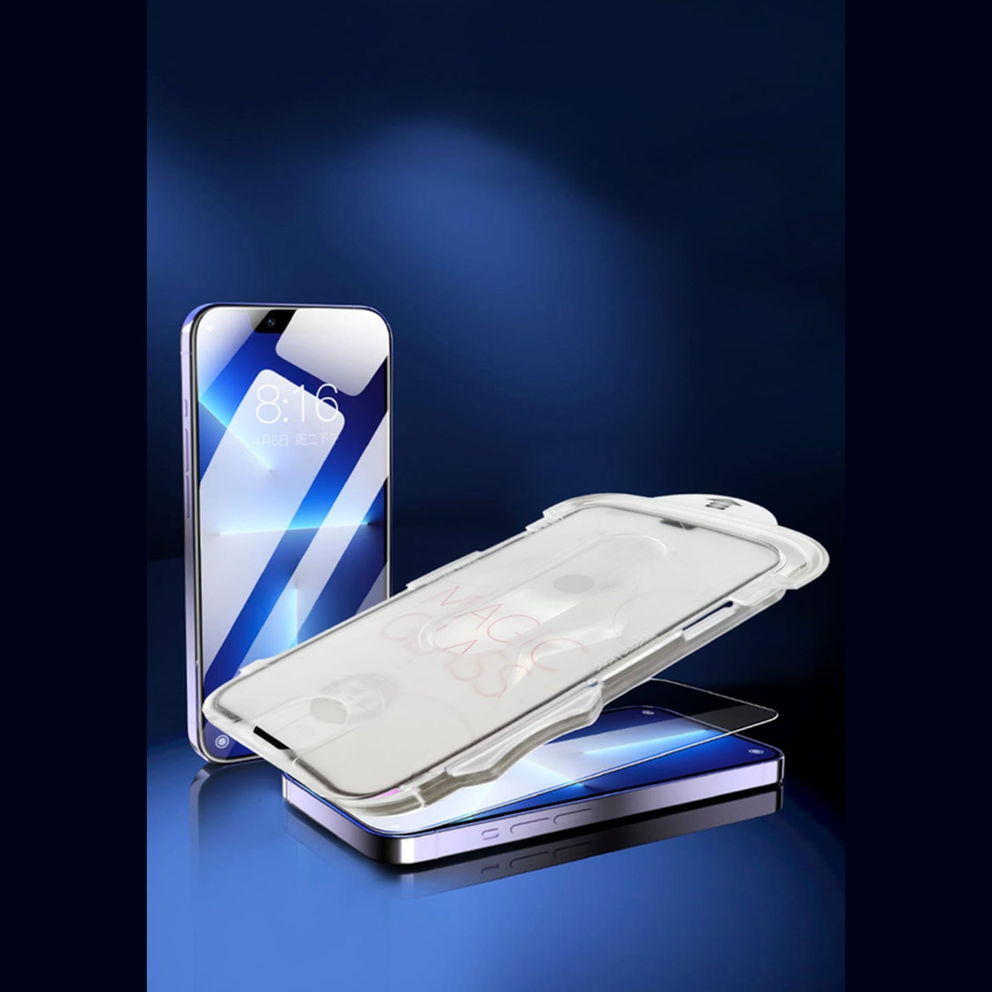 NEW-iPhone 16e Kolay Kurulum 5D Magic Cam Ekran Koruyucu