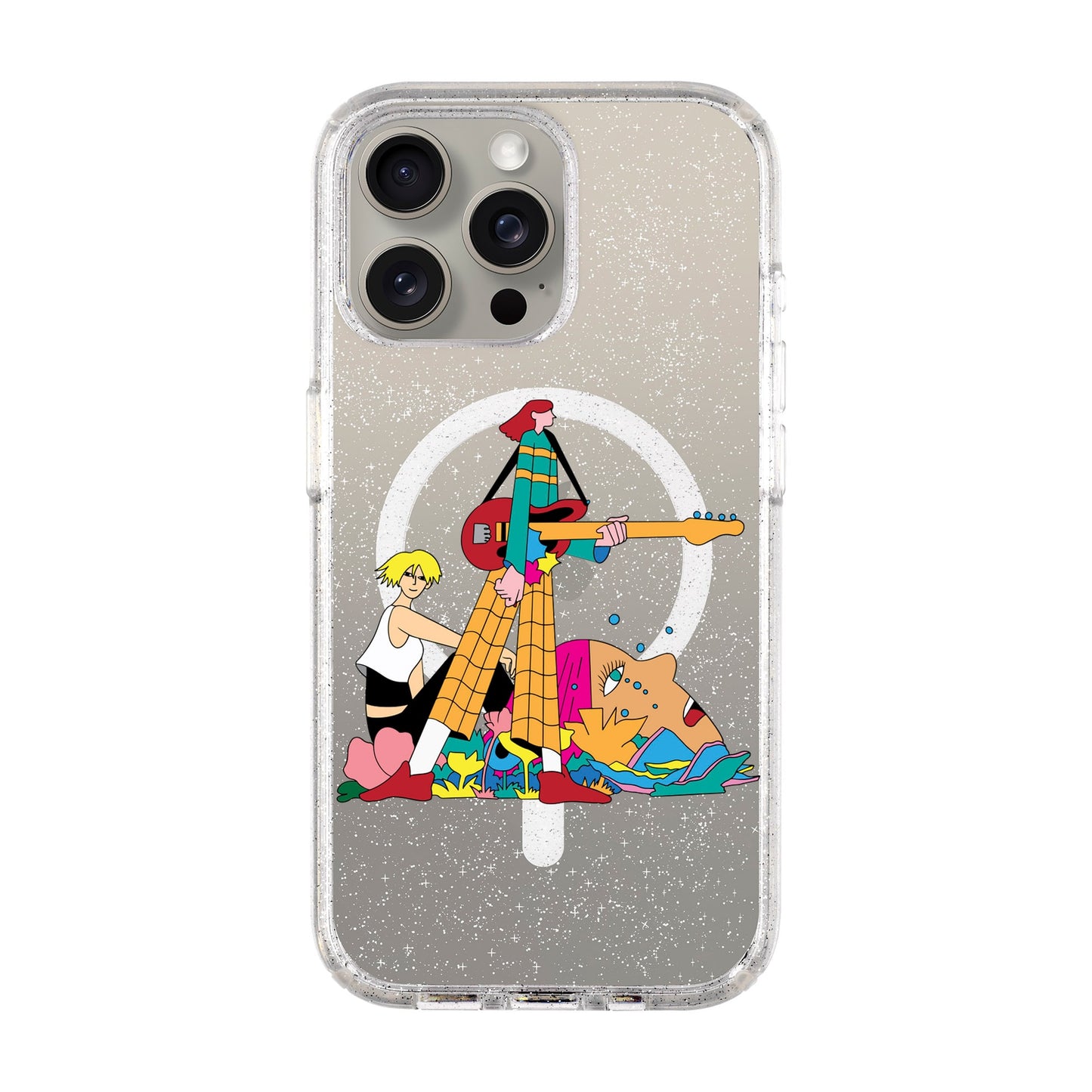 HER BAND-iPhone 15 Pro Max Shiny Kılıf MagSafe Özellikli