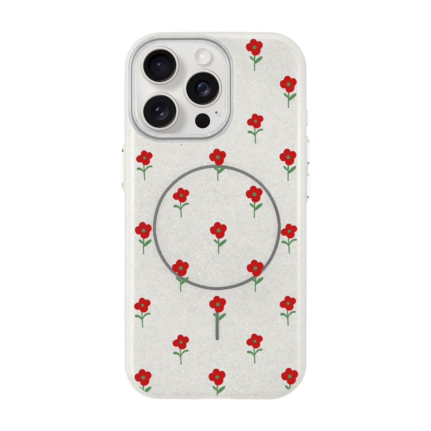 FLOWER POWER-iPhone 15 Pro Max Radiant Kılıf MagSafe Özellikli