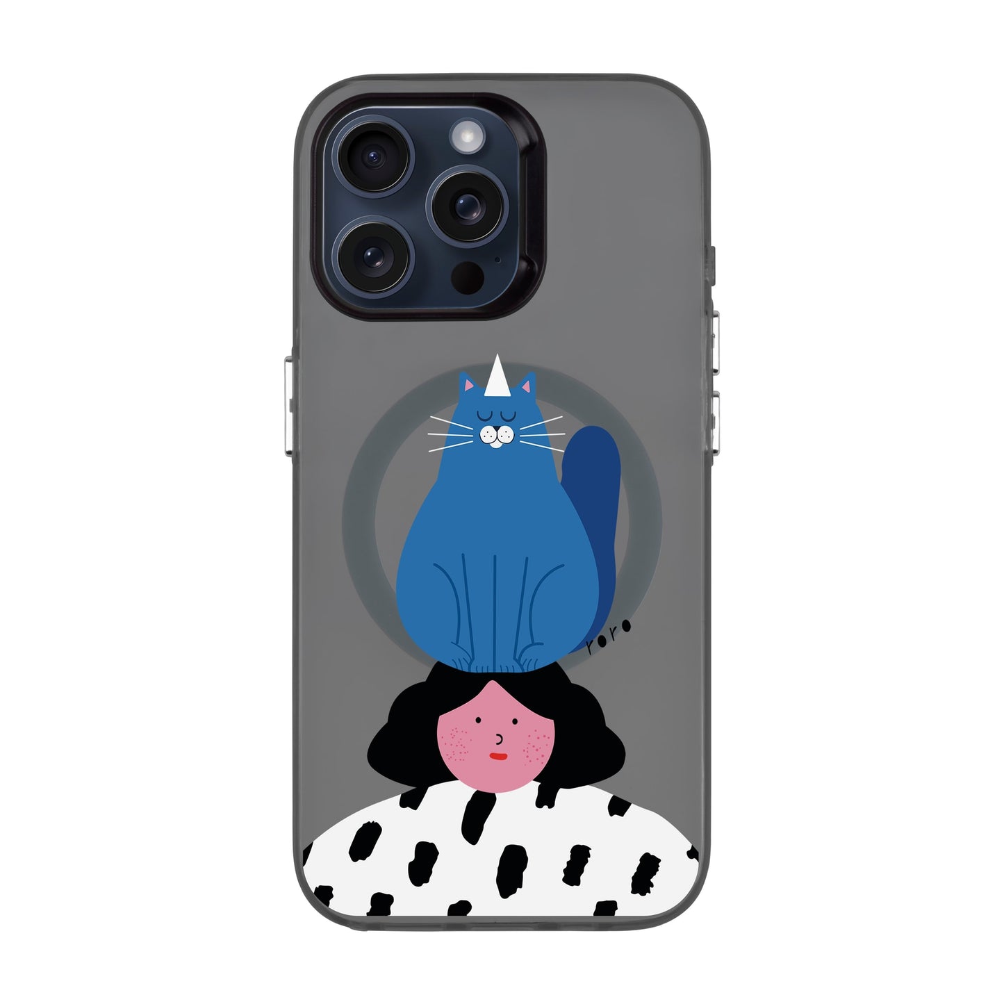 NAUGHTY CAT-iPhone 15 Pro Max Hold Kılıf MagSafe Özellikli