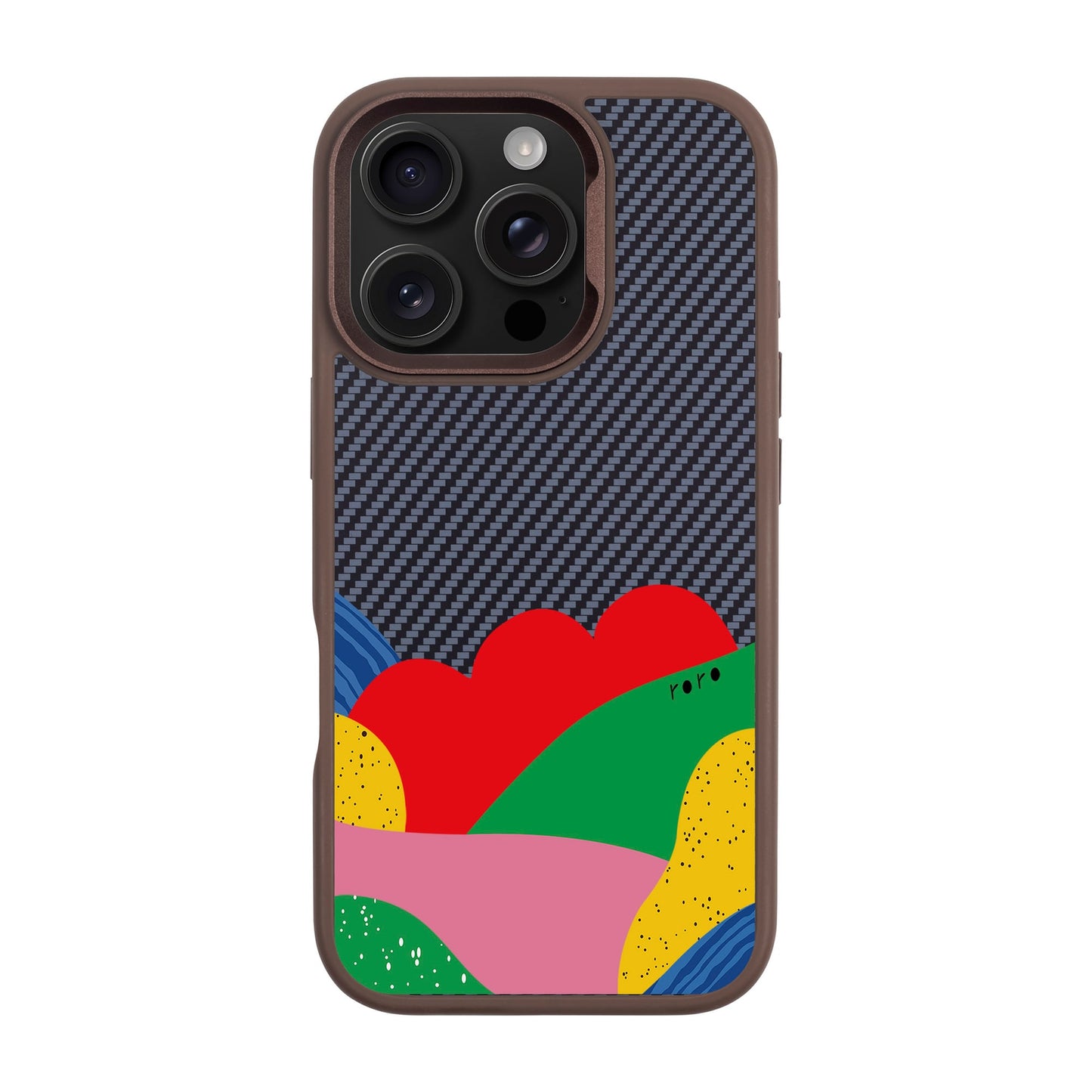 FLAG-iPhone 16 Pro Plaid Kılıf MagSafe Özellikli