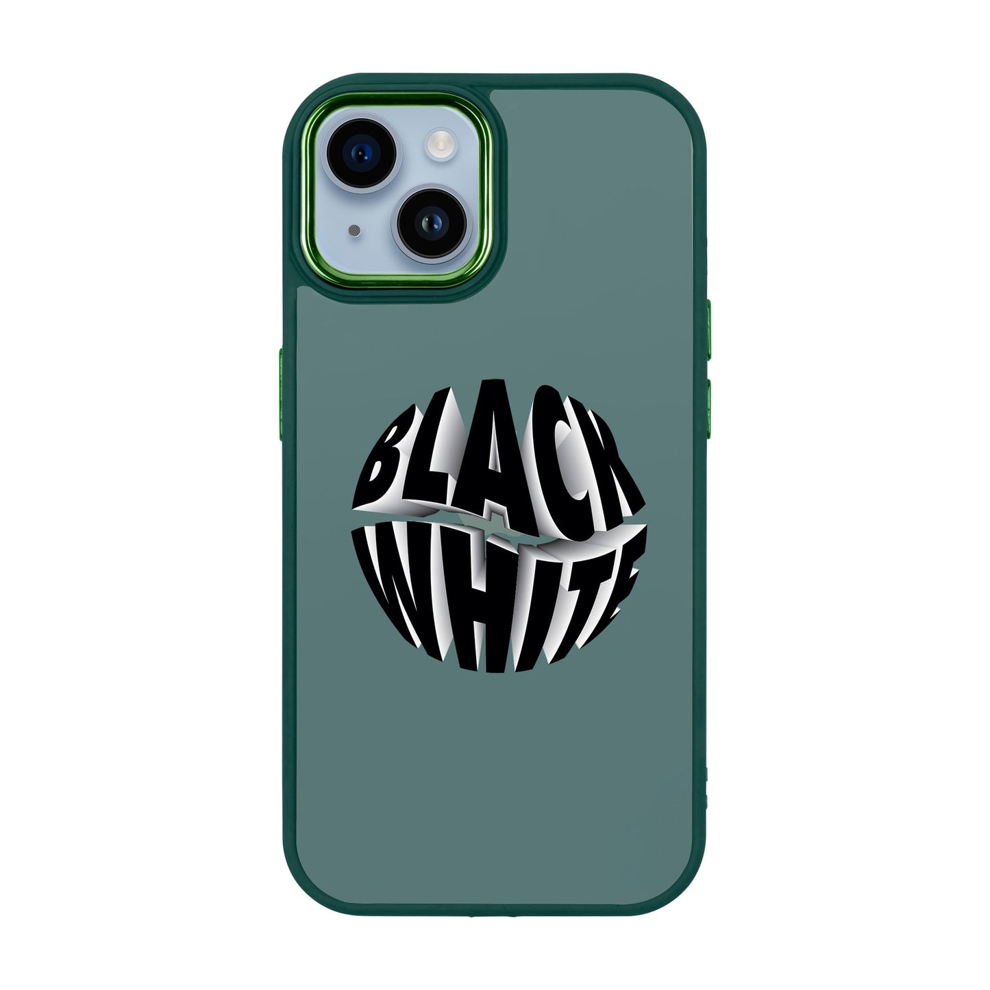 BLACK WHITE-iPhone 14 Plus Proof Kılıf