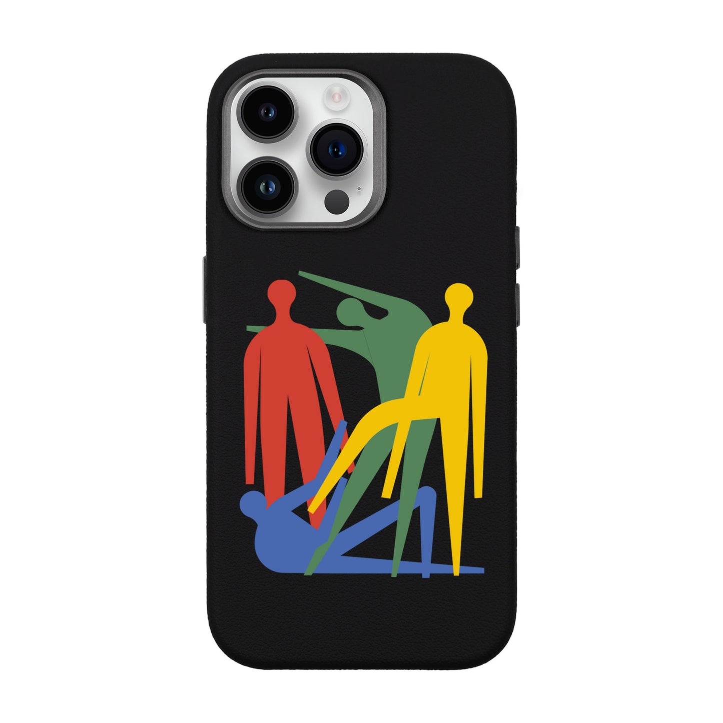 MANBOS-iPhone 14 Pro Max Leather Premium Kılıf MagSafe Özellikli