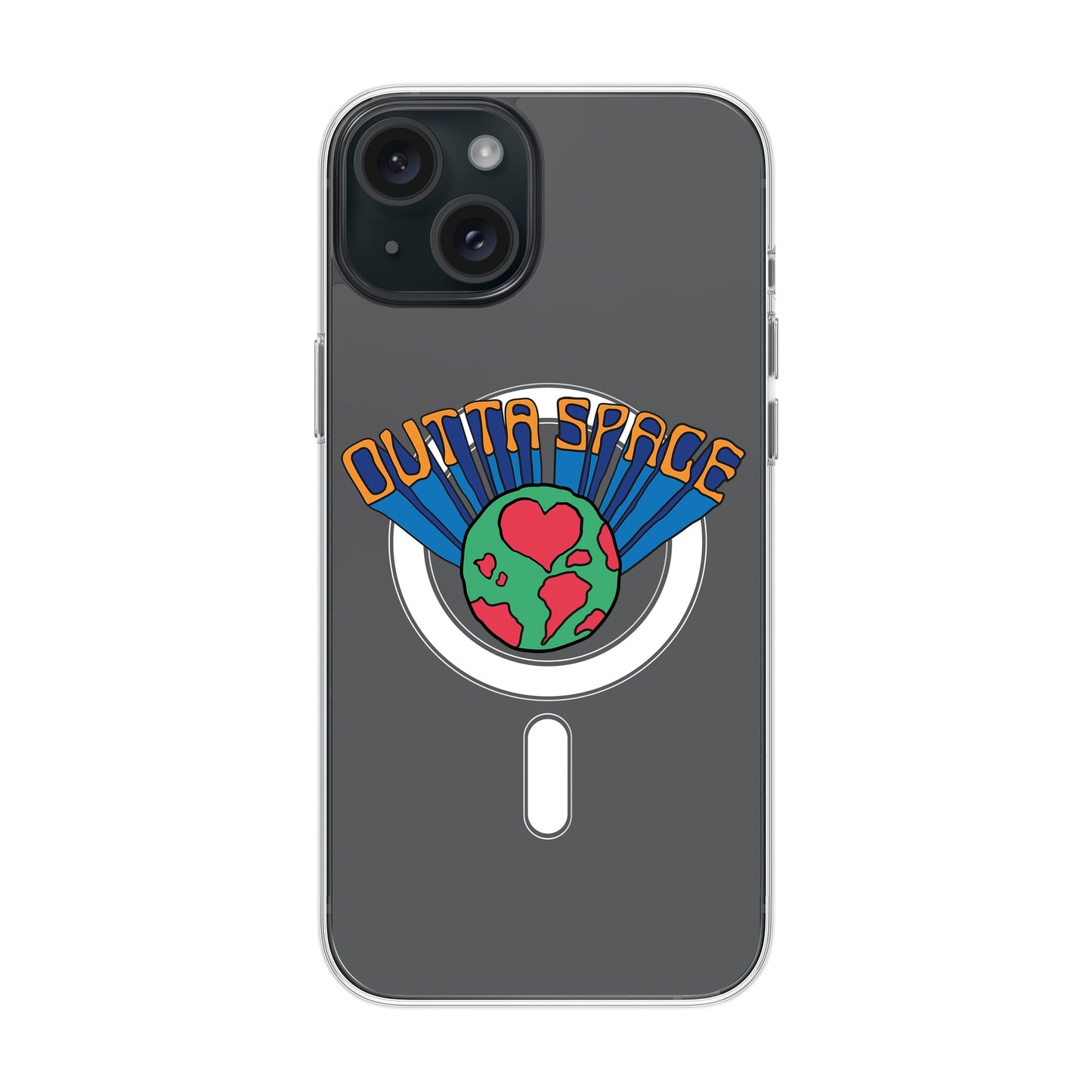 OUTTA SPACE-iPhone 15 Plus Solid Kılıf MagSafe Özellikli