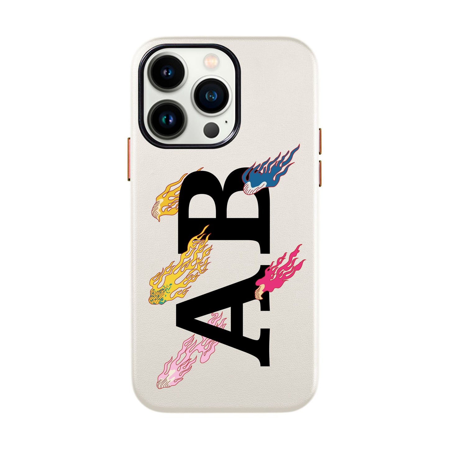 SHOOTİNG STAR KİŞİSELLEŞTİRİLMİŞ-iPhone 13 Pro Leather Kılıf