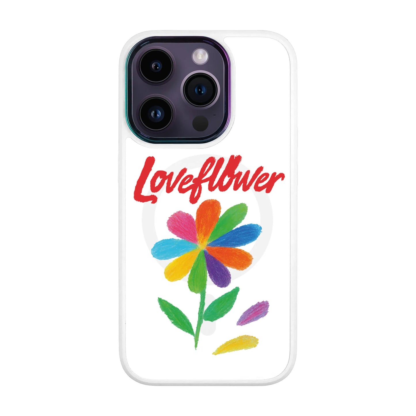 LOVE FLOWER-iPhone 14 Pro Vigor Kılıf MagSafe Özellikli