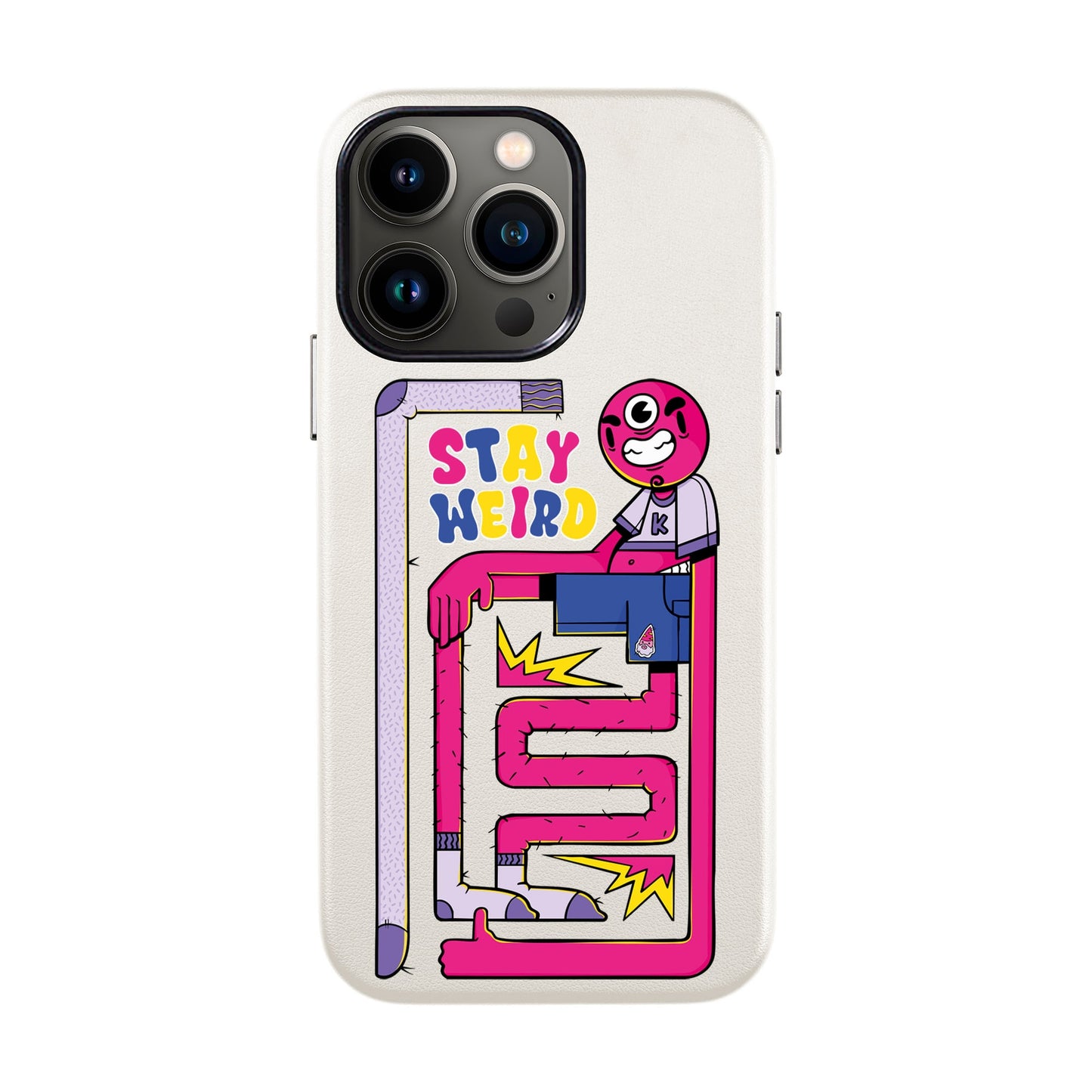 OG TOOTHY-iPhone 13 Pro Max Leather Kılıf