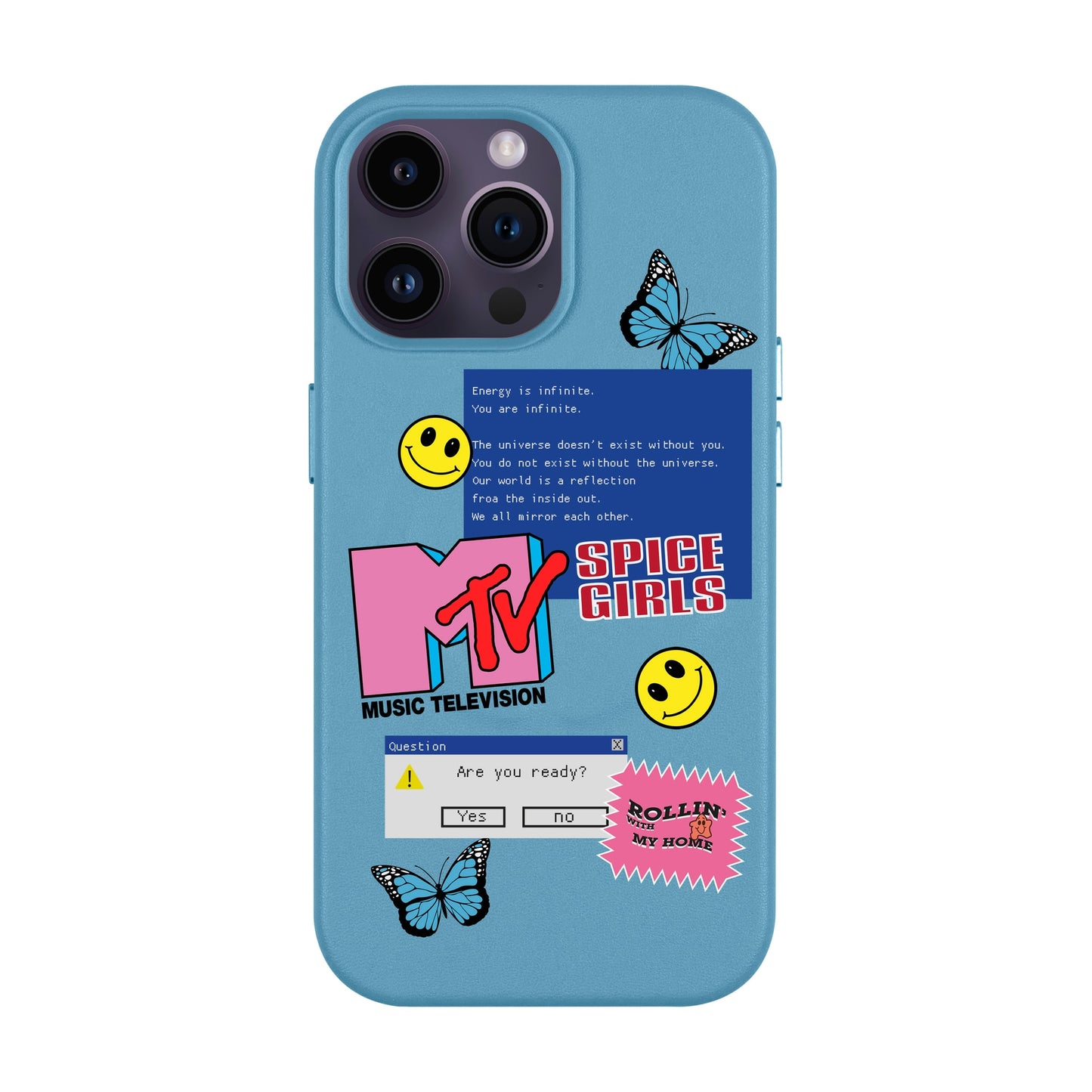 ARE YOU READY-iPhone 14 Pro Max Leather Kılıf MagSafe Özellikli