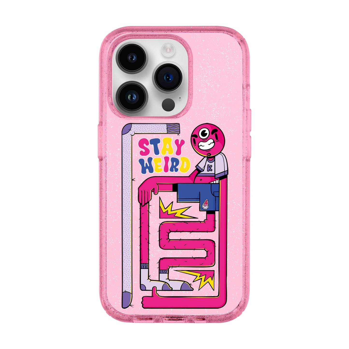 OG TOOTHY-iPhone 14 Pro Shiny Kılıf MagSafe Özellikli