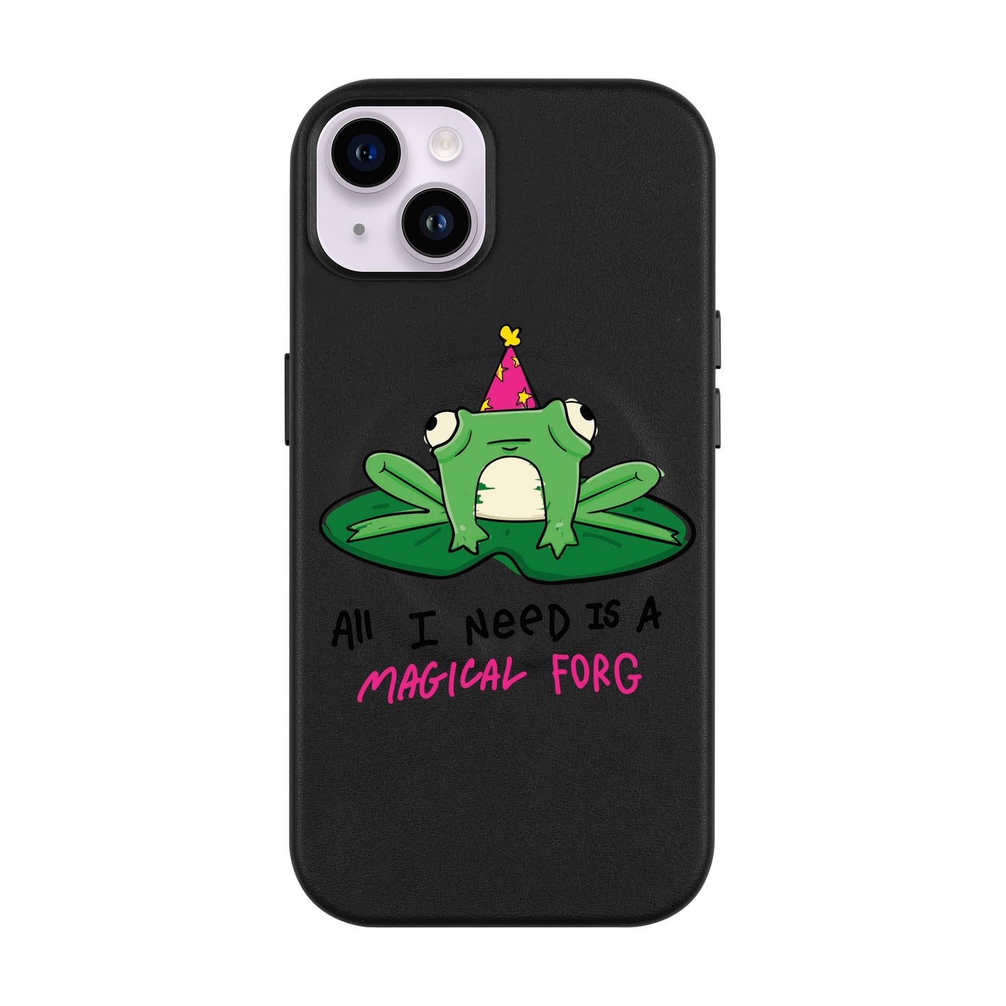 FORG-iPhone 14 Plus Leather Kılıf MagSafe Özellikli
