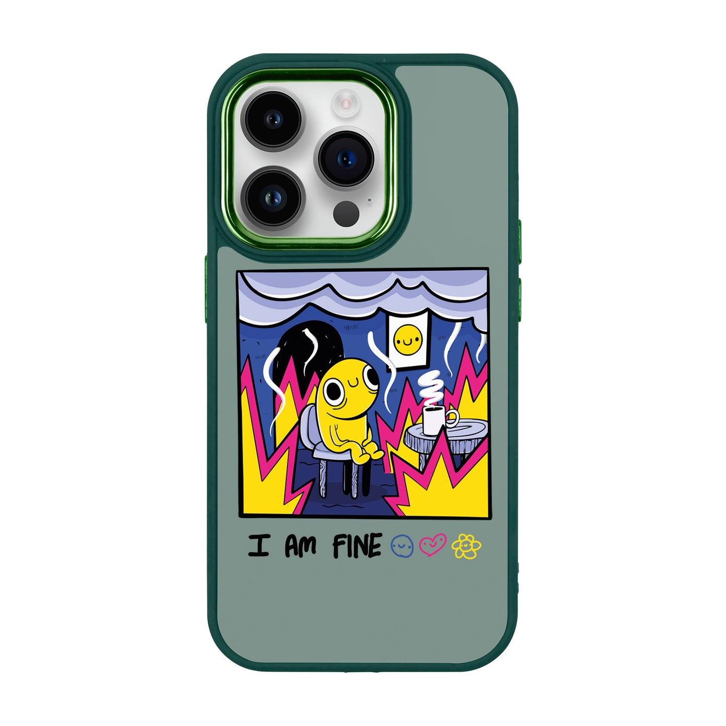 I AM FINE-iPhone 13 Pro Proof Kılıf