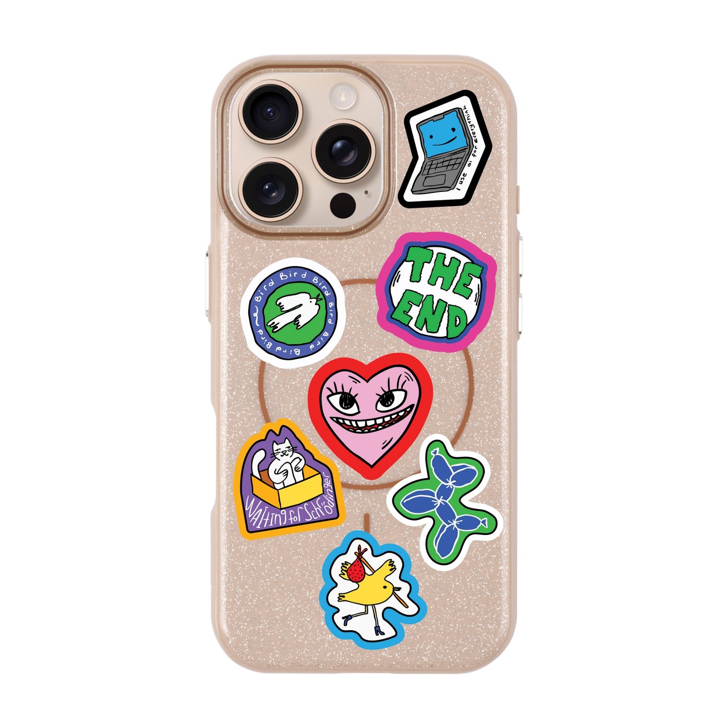 TŌTEN STICKERZ-iPhone 16 Pro Max Radiant Kılıf MagSafe Özellikli