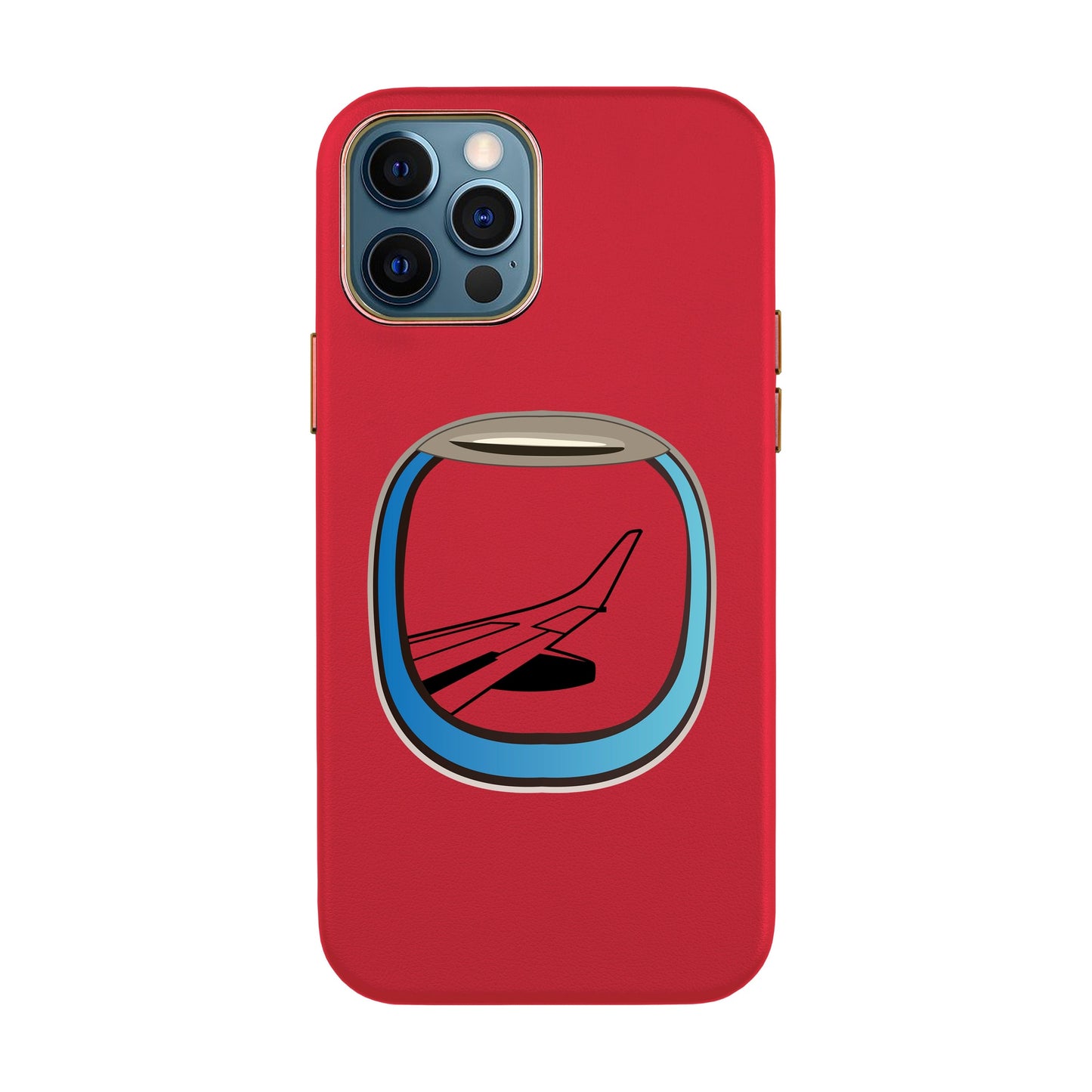 AIRCRAFT WINDOW-iPhone 11 Pro Leather Kılıf