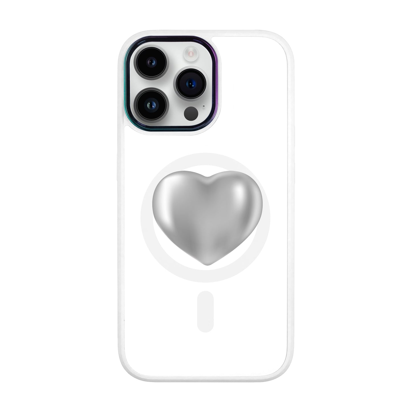 SILVER HEART-iPhone 14 Pro Max Vigor Kılıf MagSafe Özellikli
