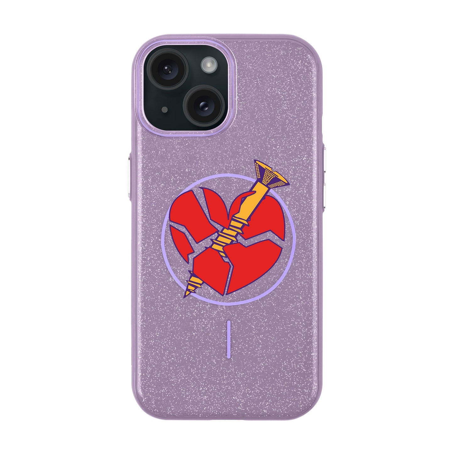 BROKEN HEART-iPhone 15 Plus Radiant Kılıf MagSafe Özellikli