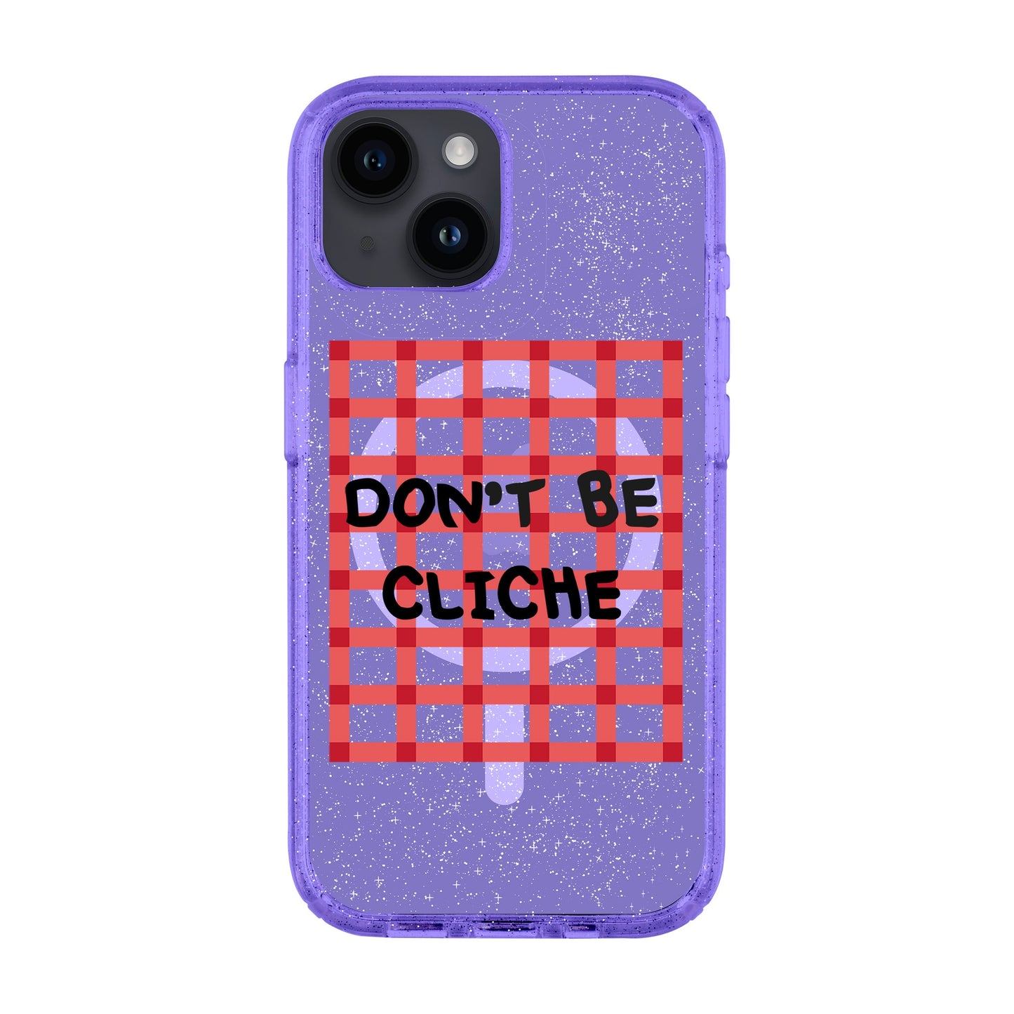 DON'T BE CLICHE-iPhone 14 Shiny Kılıf MagSafe Özellikli