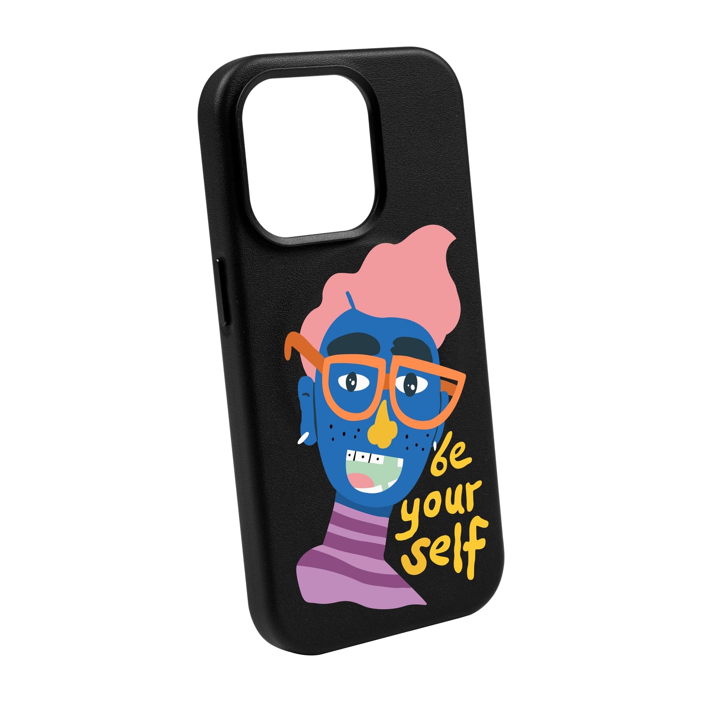 BE YOUR SELF-iPhone 14 Pro Max Leather Kılıf MagSafe Özellikli
